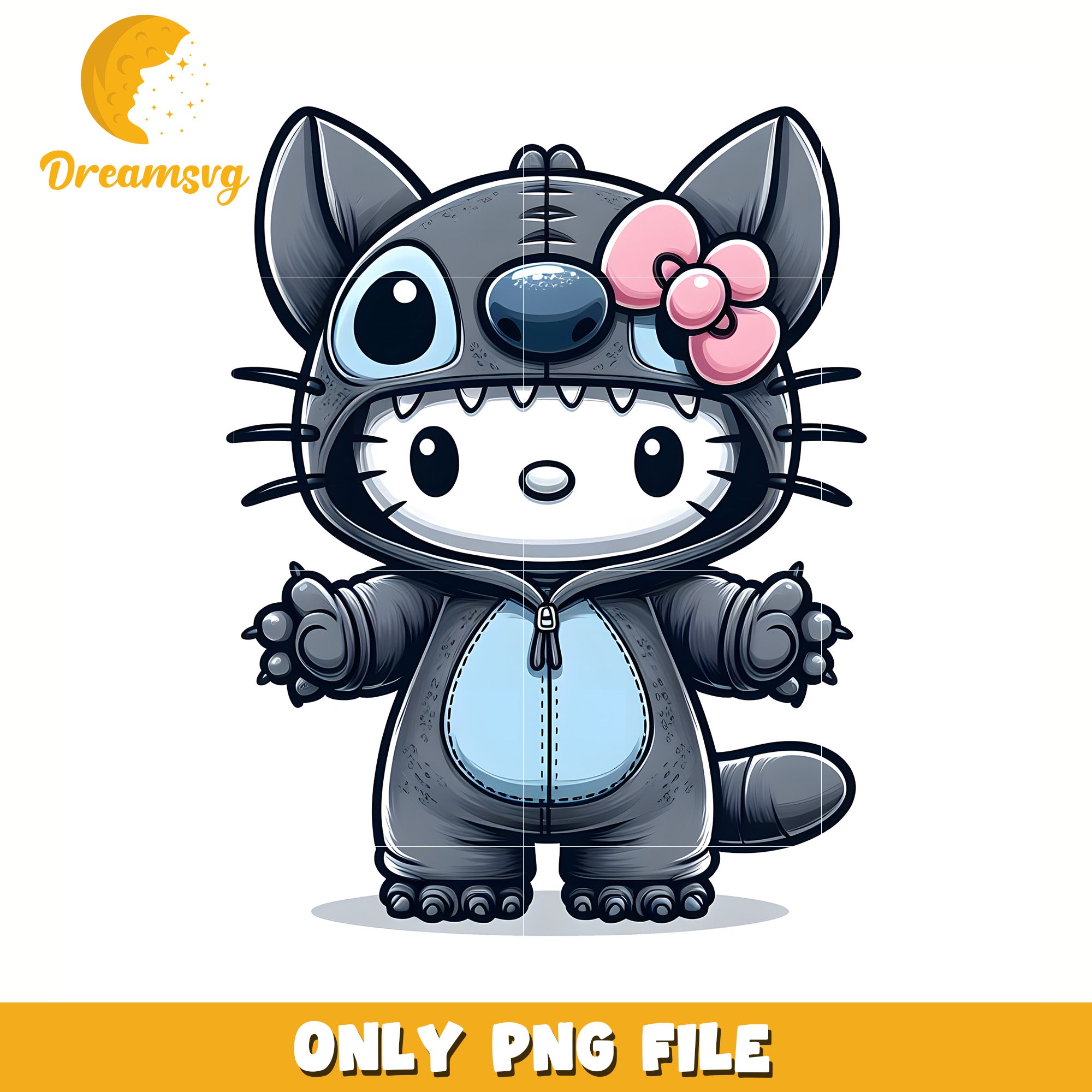 Black stitch png, hello kitty adidas png, cute hello kitty png