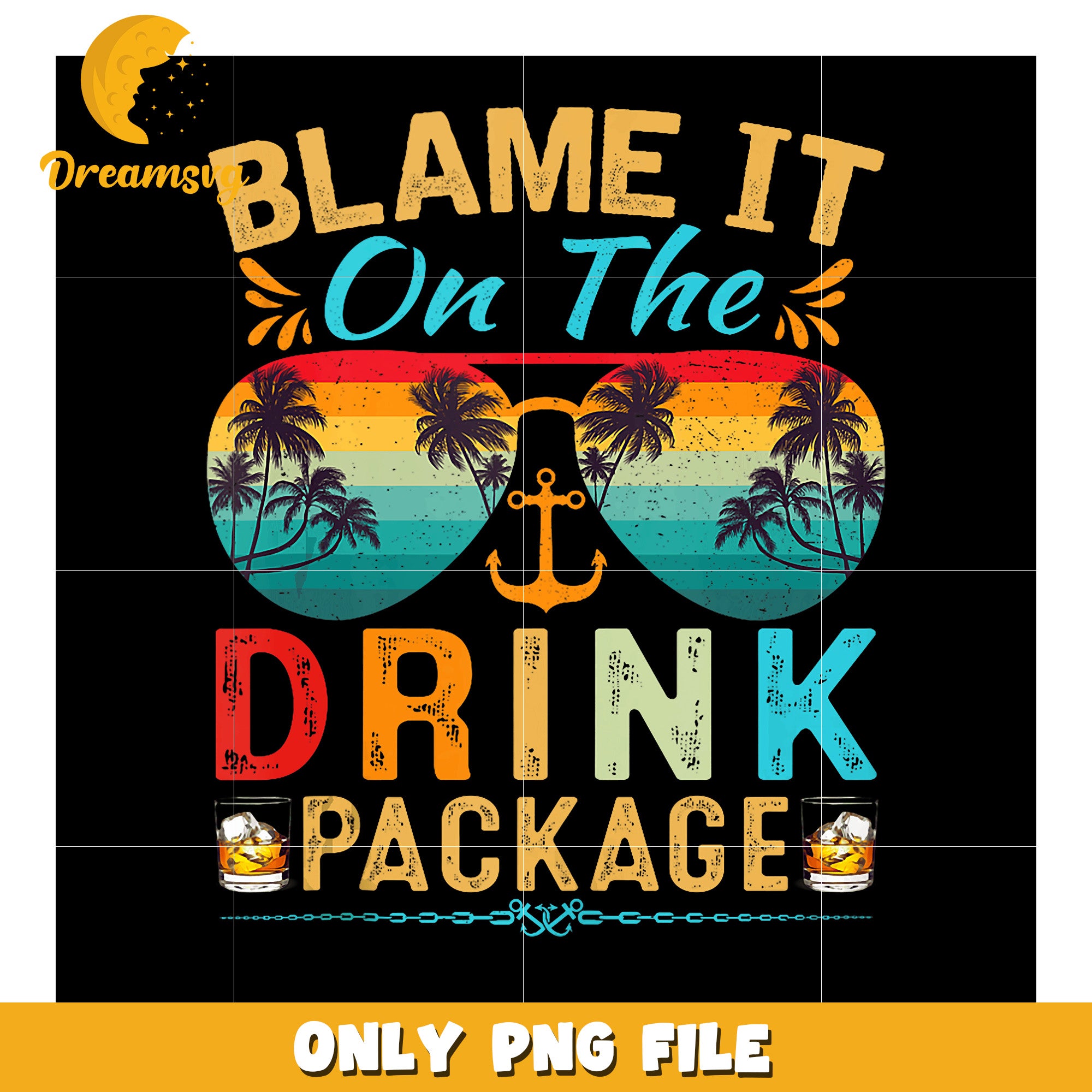 Blame It On The Drink Package PNG
