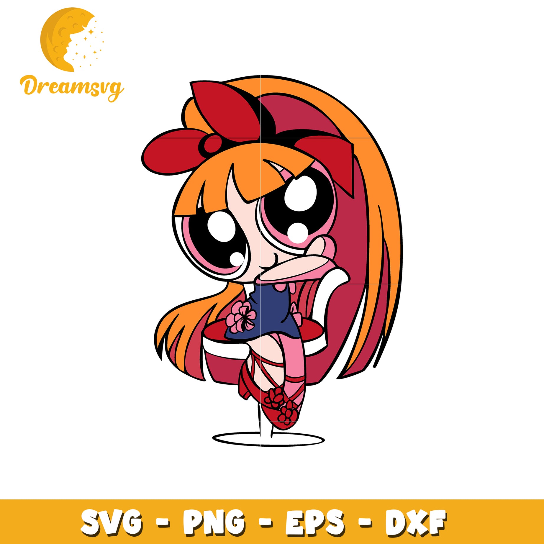 Blossom SVG PNG EPS DXF Cut File