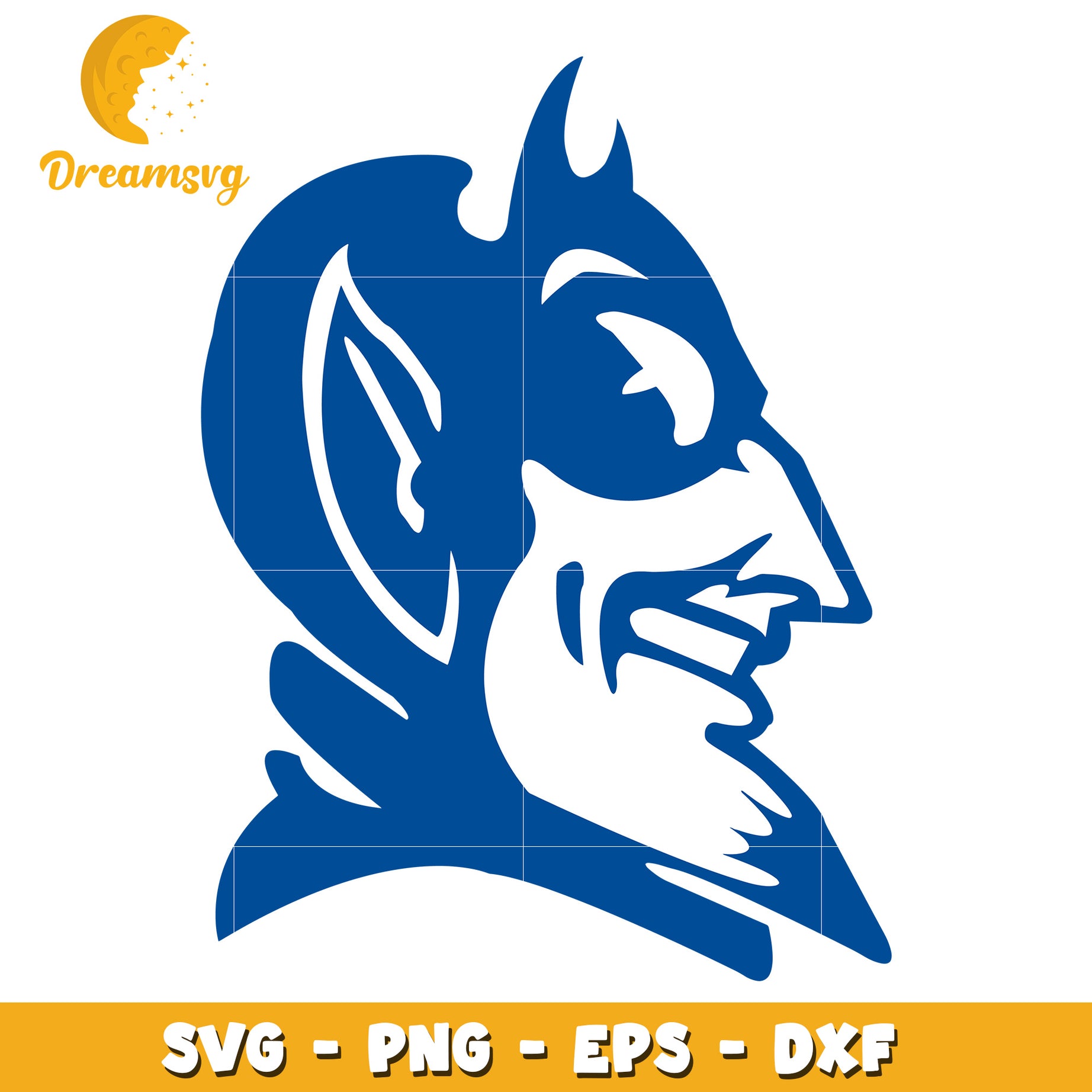 Blue Devil Pattern Blue Devil SVG PNG EPS DXF Files – DreamSVG Store