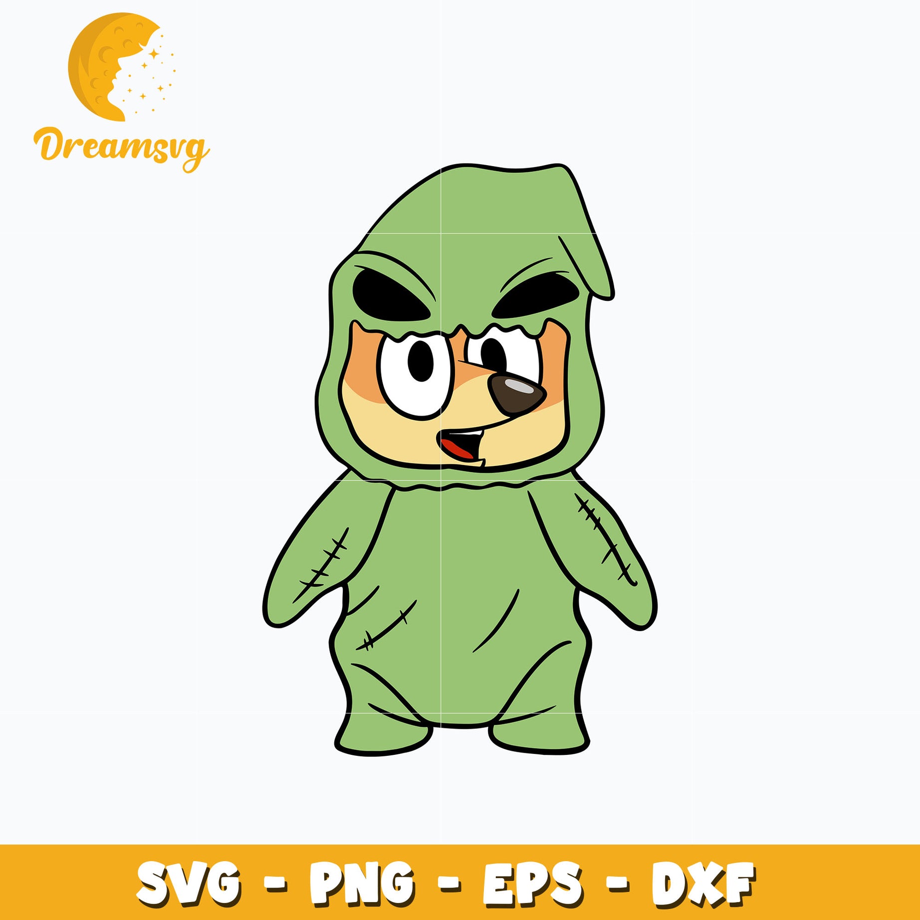 Bingo Oogie Boogie Svg, Bluey Halloween Svg