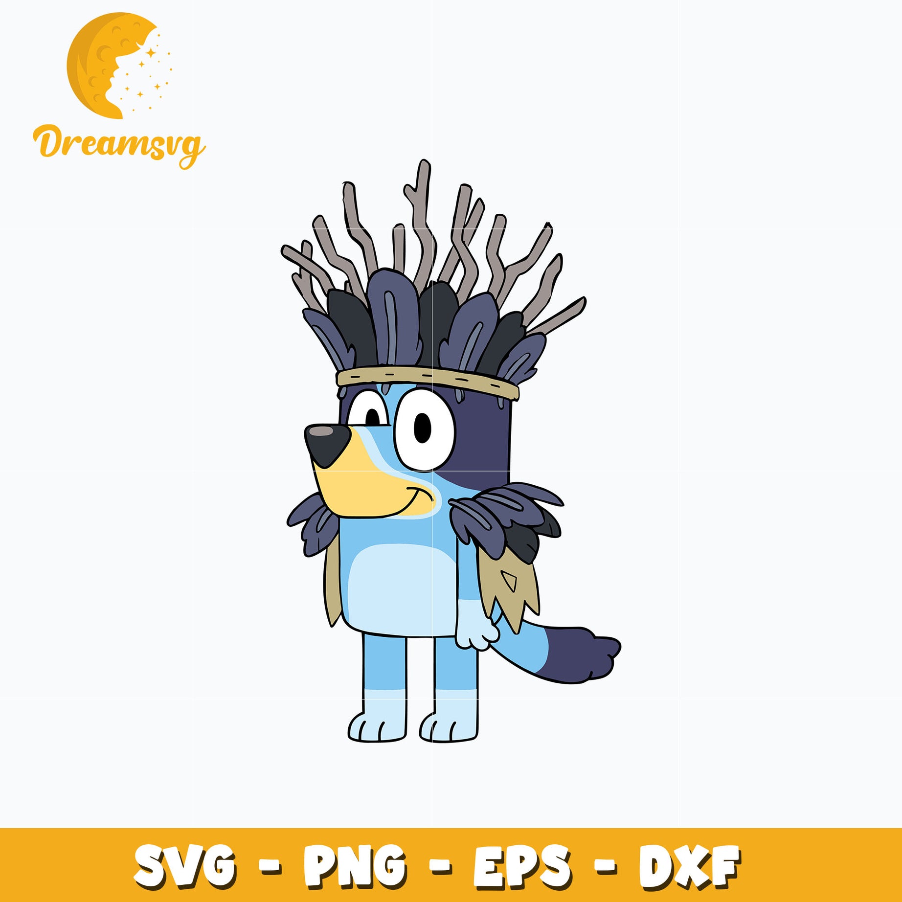 Bluey The Greedy Queen Svg, Bluey Halloween Svg