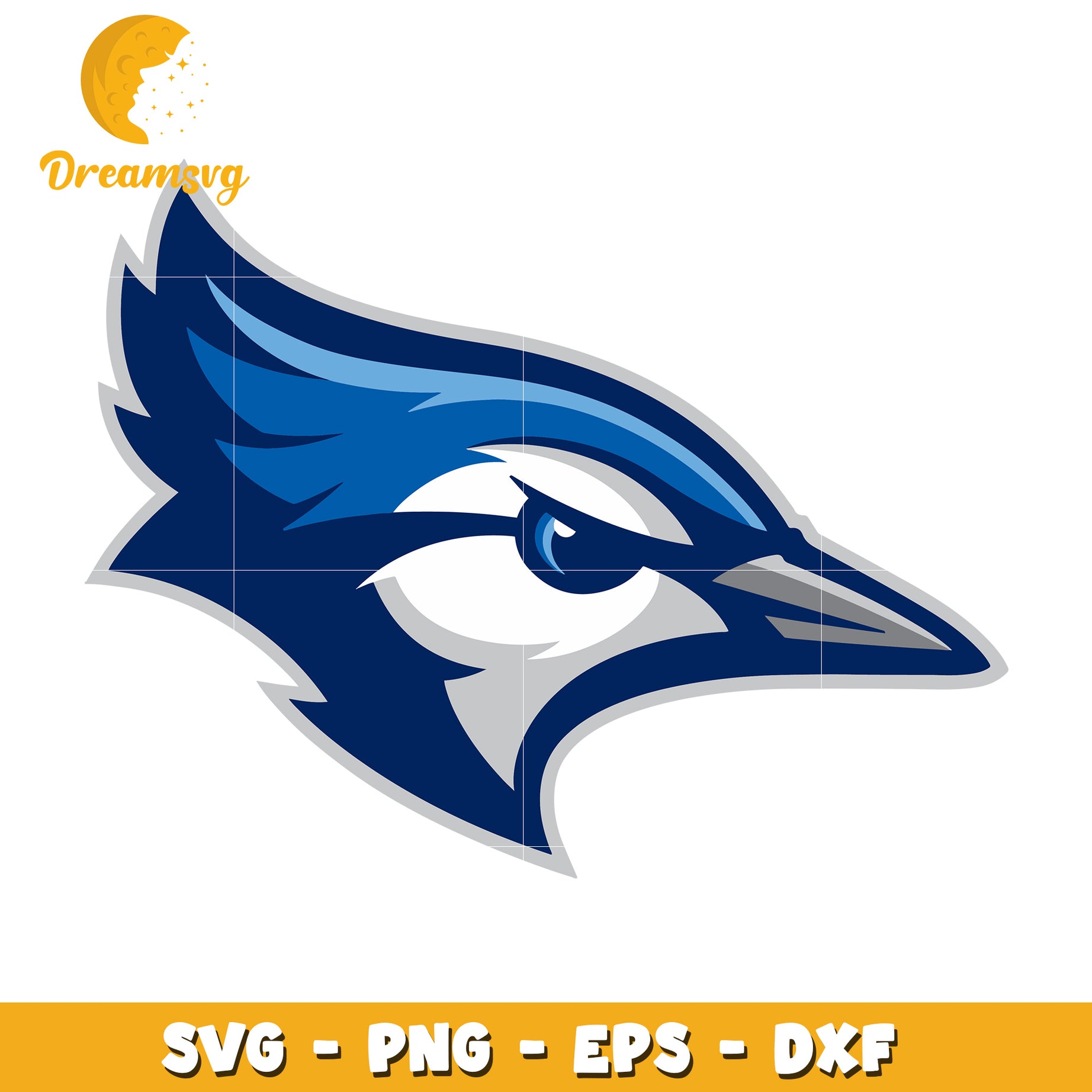 Blue Jay Mascot SVG PNG EPS DXF