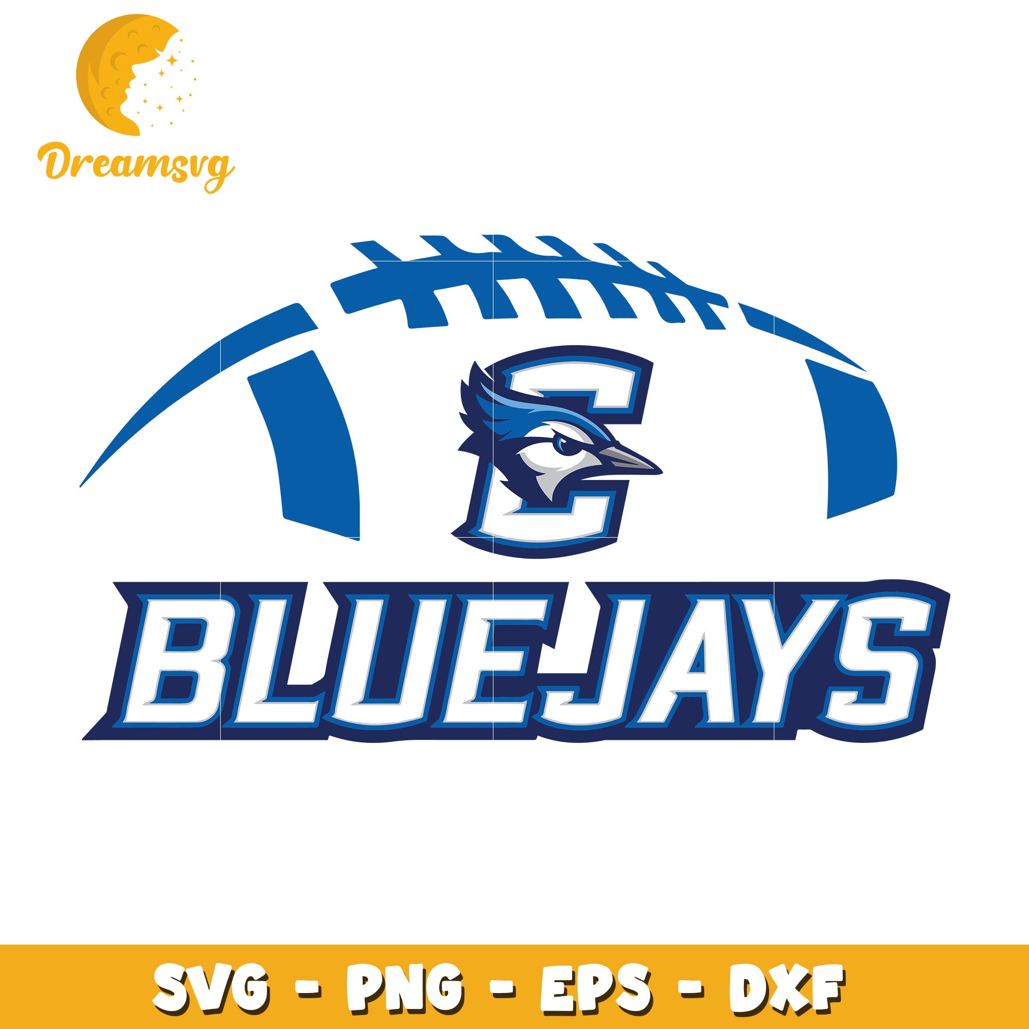 Blue Jays Football SVG PNG EPS DXF