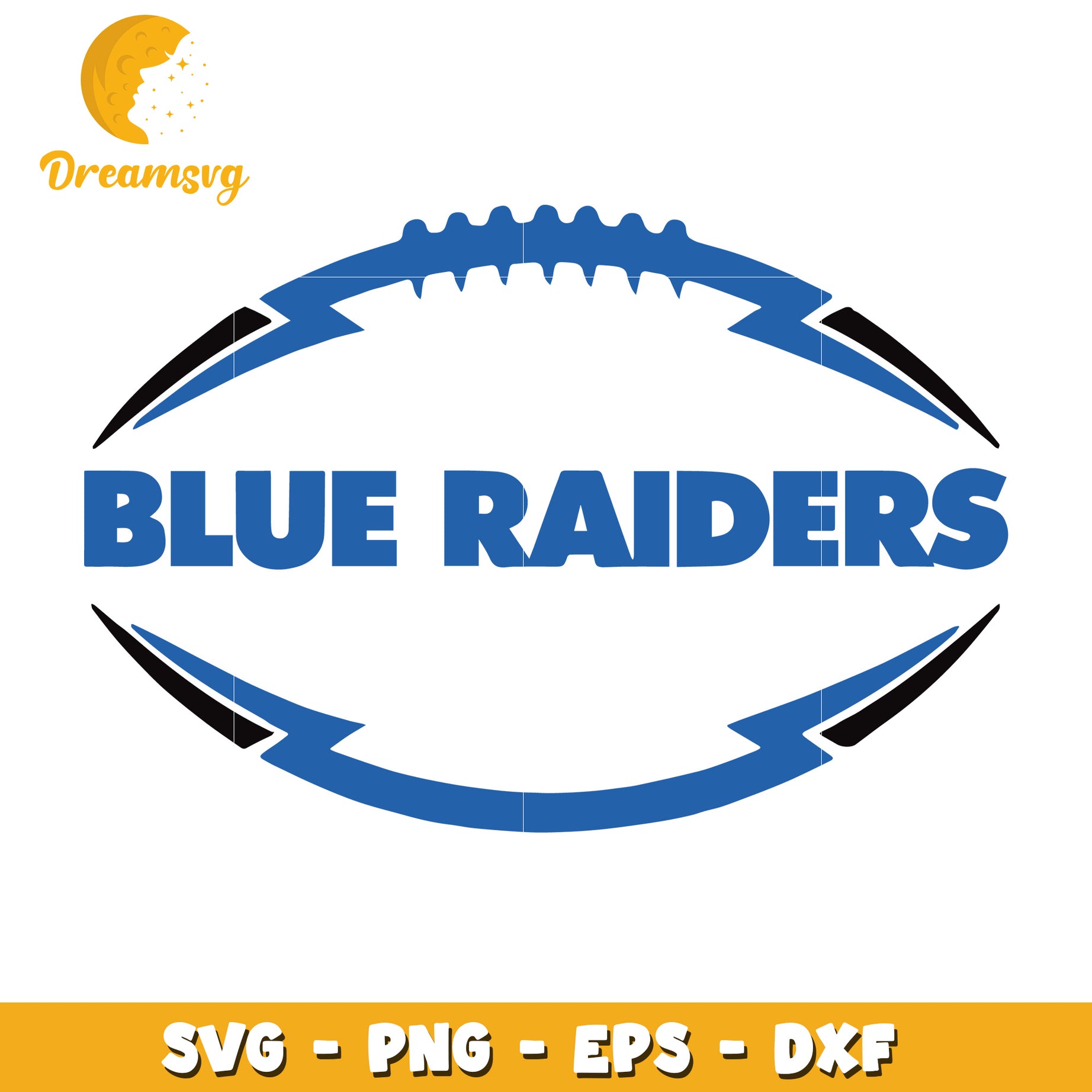 Blue Raiders Football SVG PNG EPS DXF