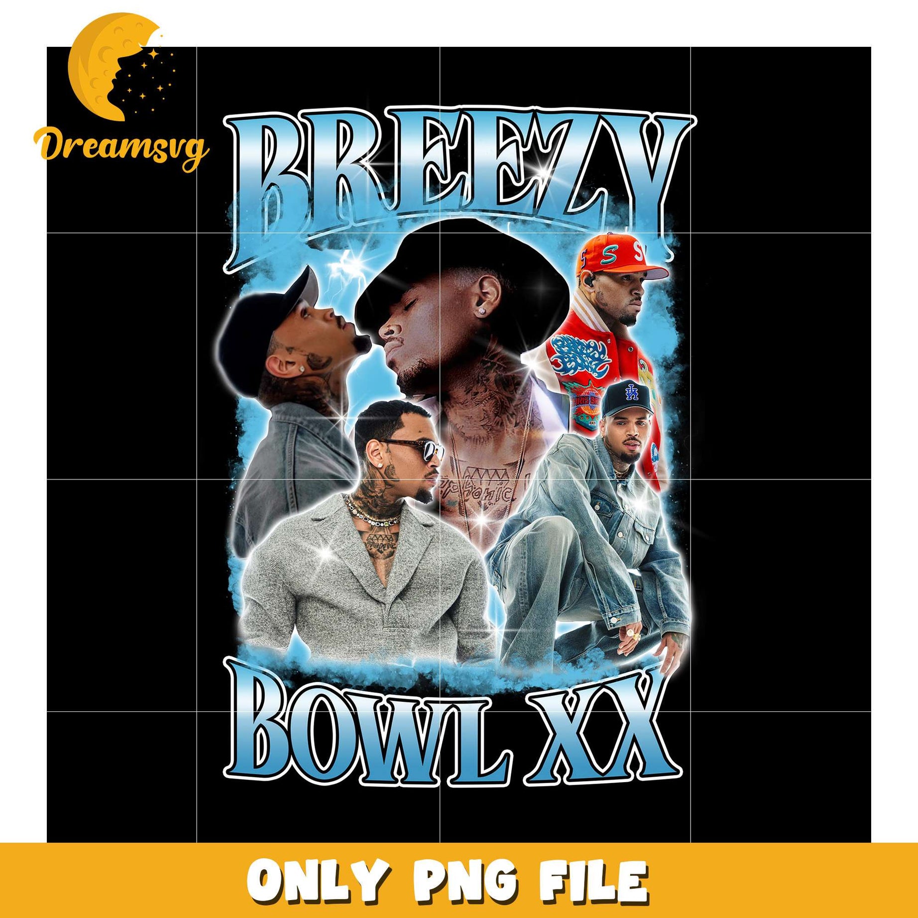 Blue design breezy bowl png, american boy band png, pop music png