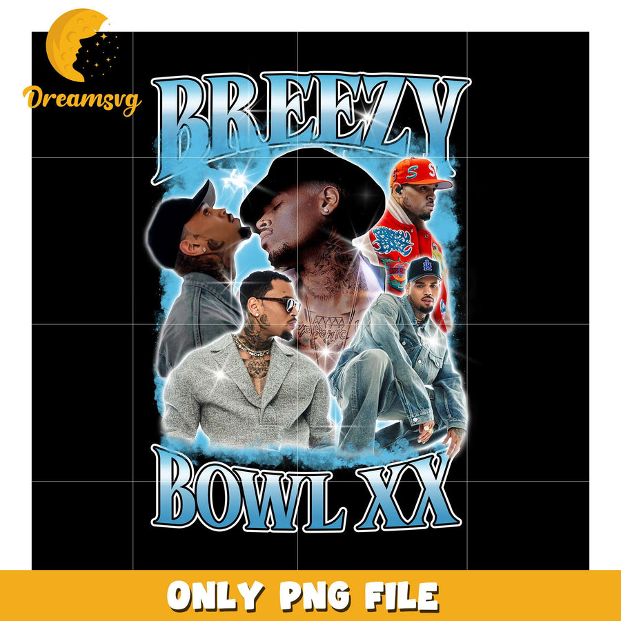 Blue design breezy bowl png, american boy band png, pop music png