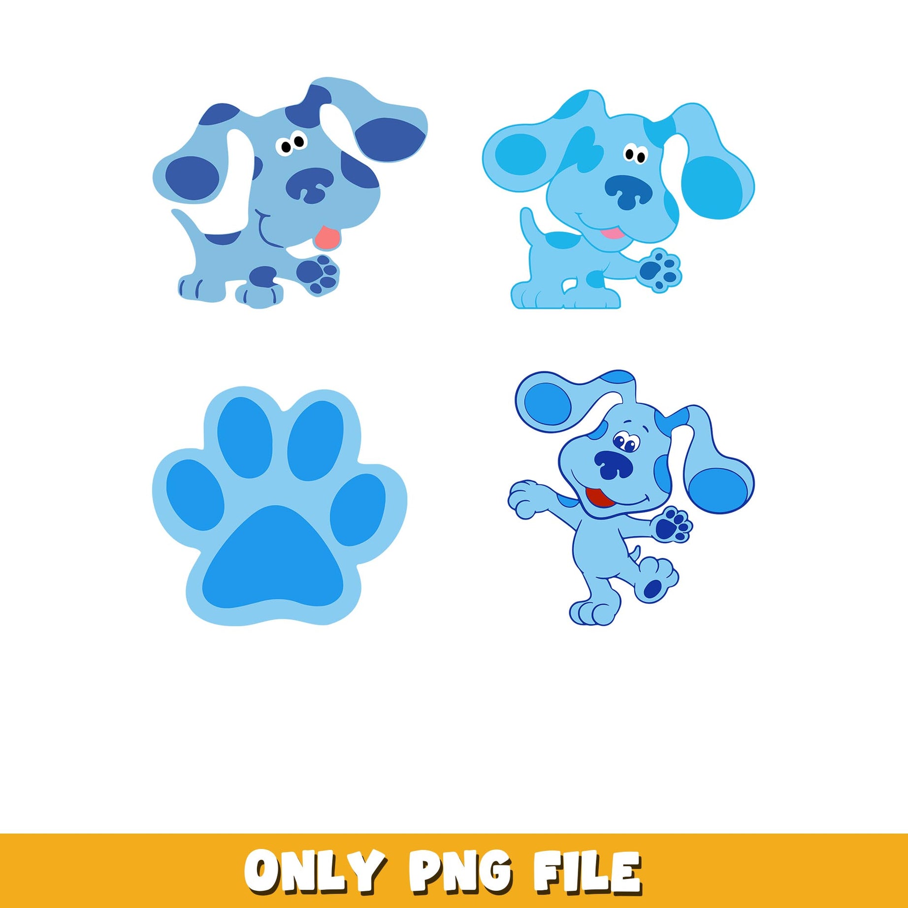 Blues Clues png, Blue's Clues & You!  bundle png, cartoon png