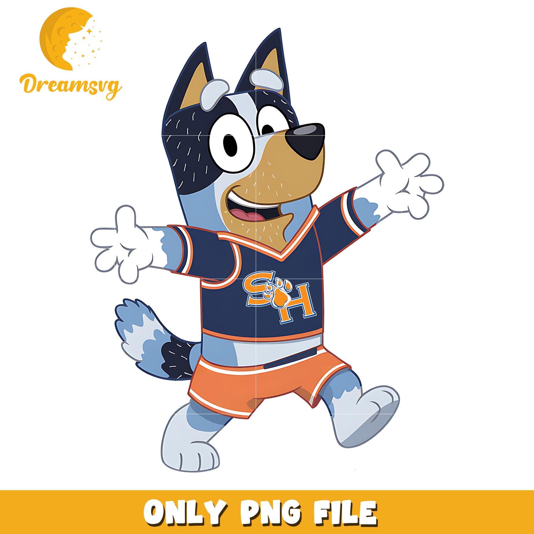 Bluey Bearkats fan png, Sam Houston State Bearkats png, ncaa png