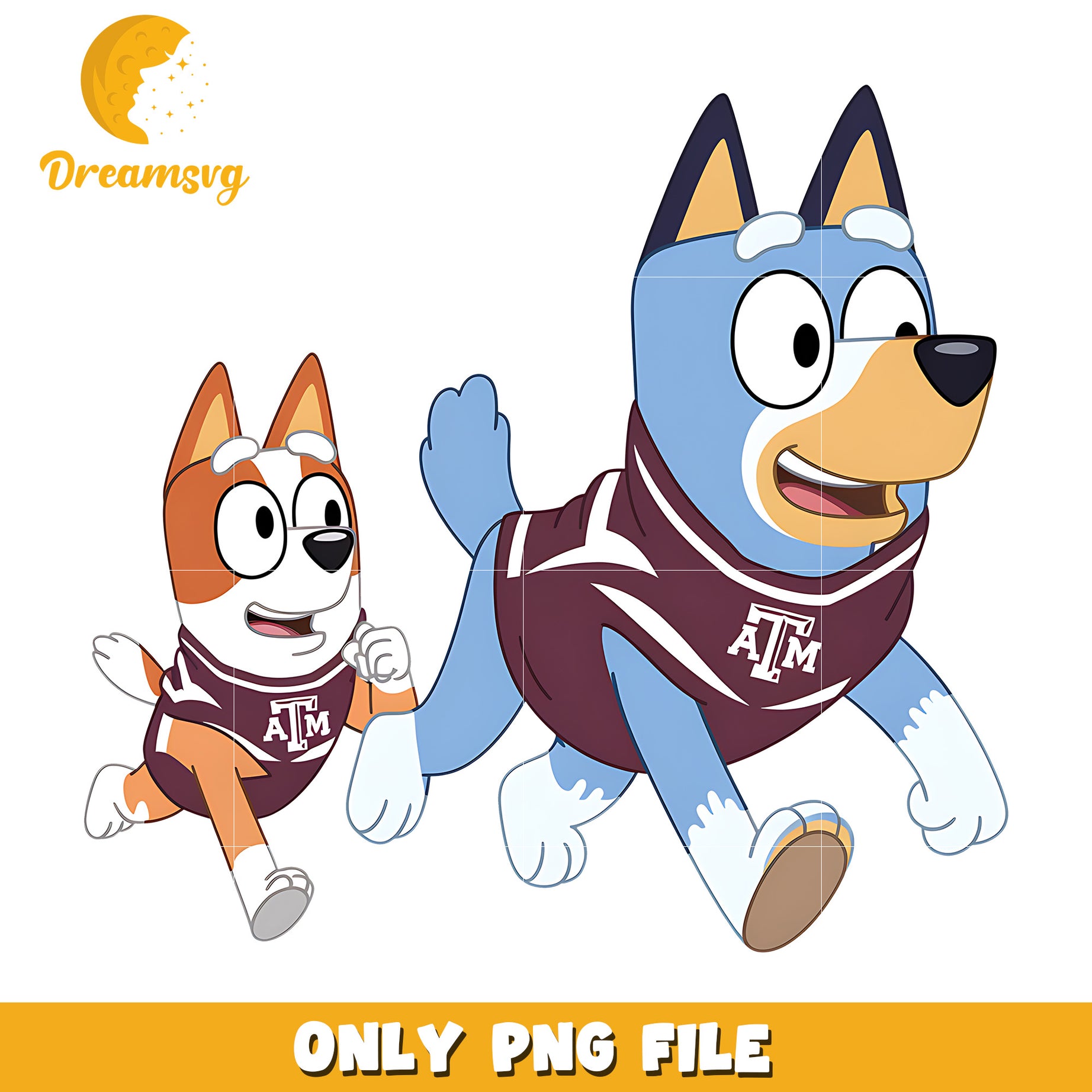 Bluey Bingo Aggies fan png, Texas A&M Aggies png, ncaa png
