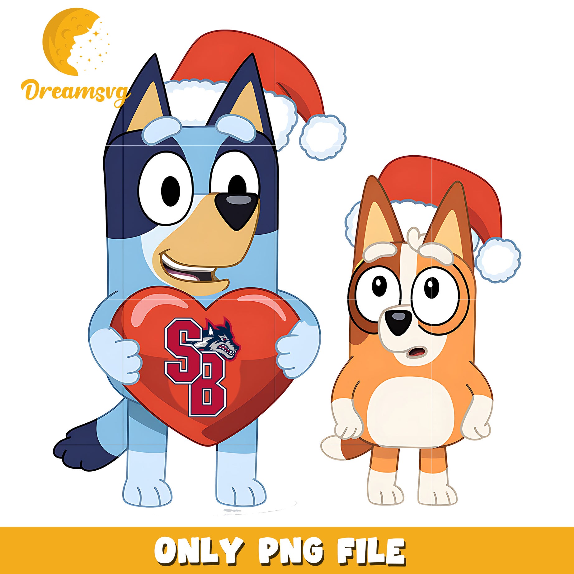 Bluey Bingo Seawolves logo png, Stony Brook Seawolves png, ncaa png