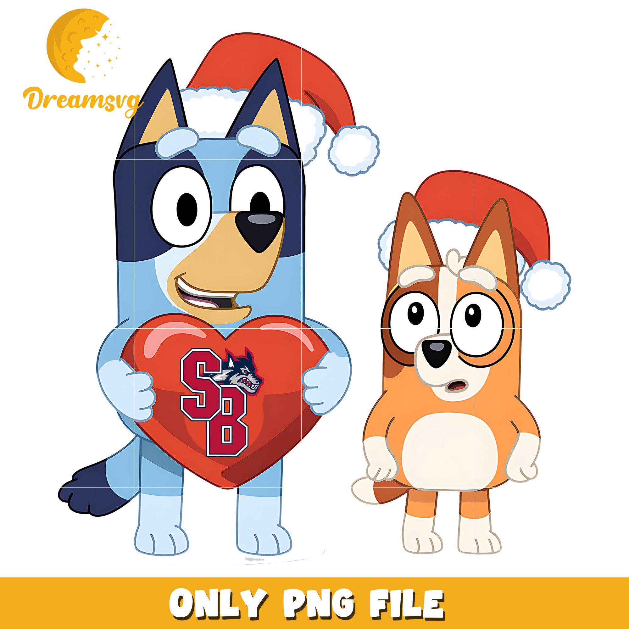 Bluey Bingo Seawolves logo png, Stony Brook Seawolves png, ncaa png