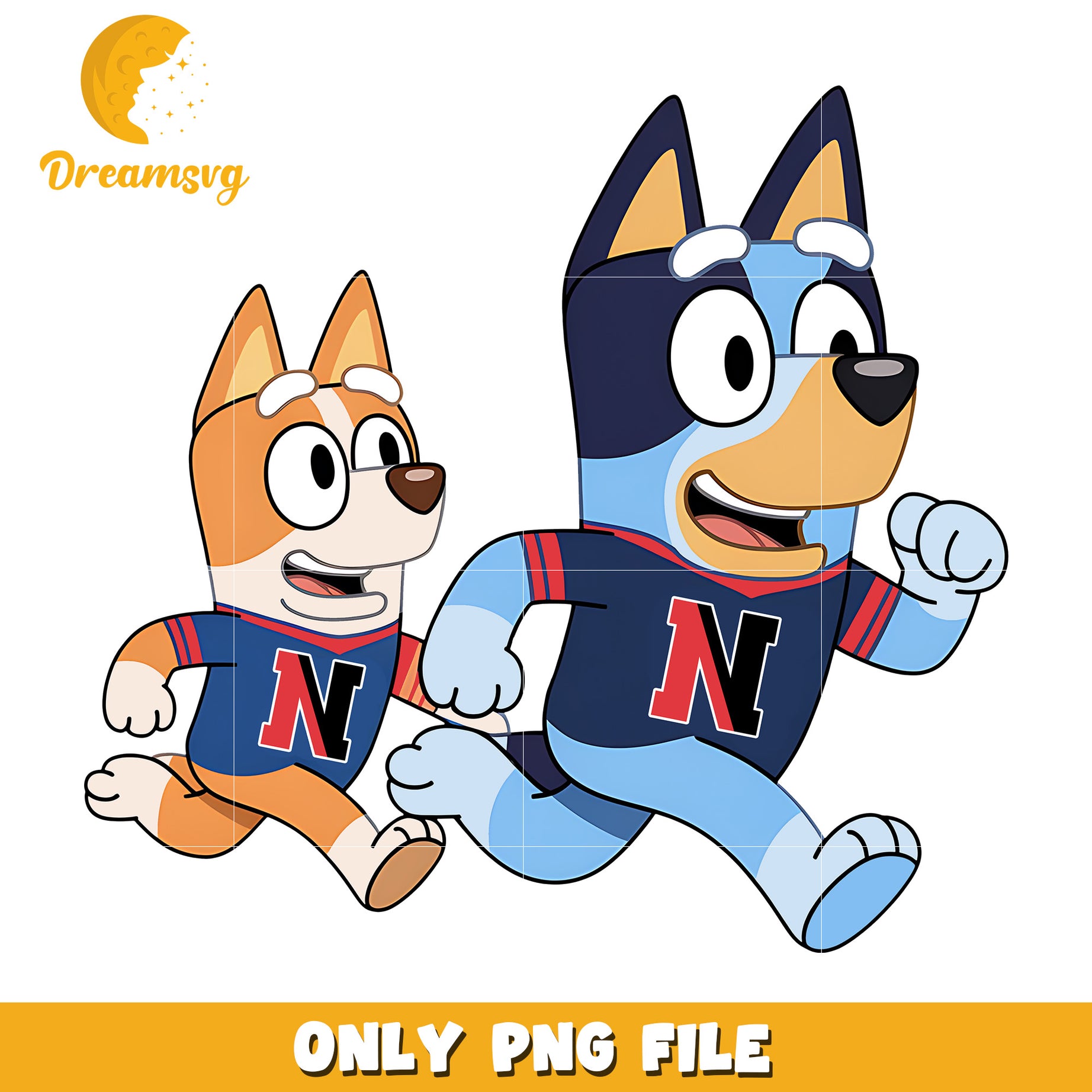 Bluey Bingo character ncaa png, Northeastern Huskies png, ncaa png