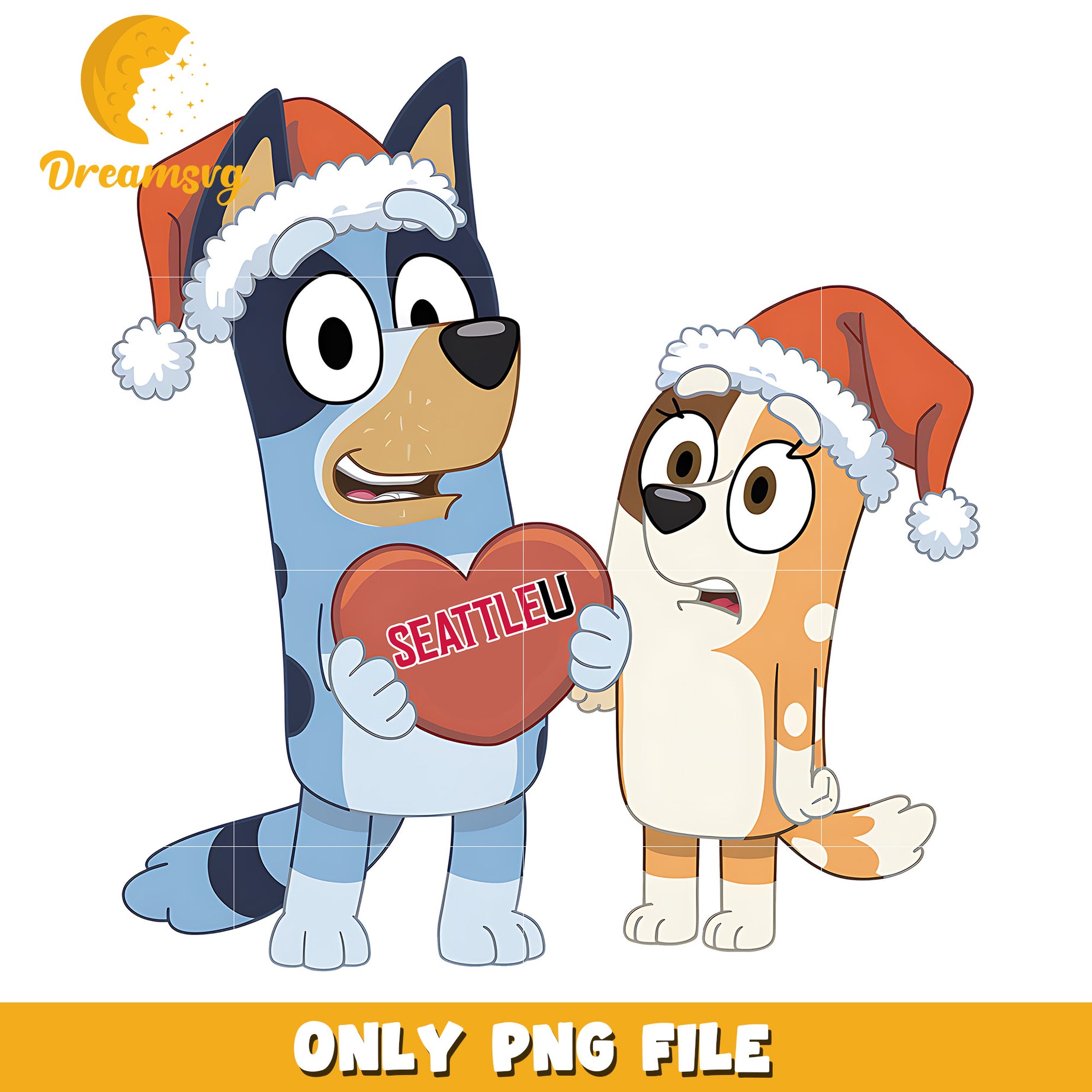 Bluey Bingo fan Redhawks png, Seattle Redhawks png, ncaa png