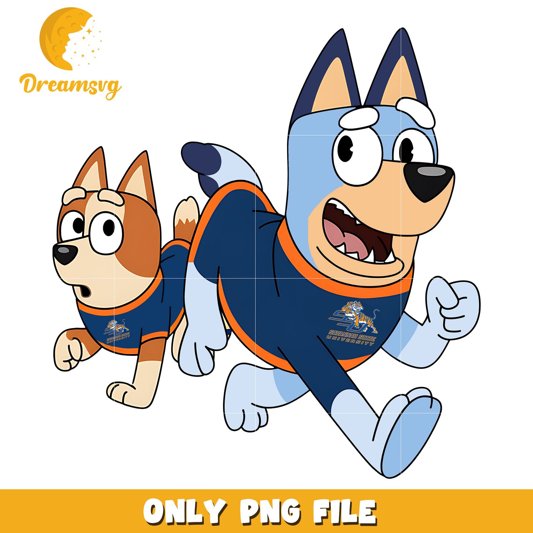 Bluey Bingo like Tigers png, Savannah State Tigers png, ncaa png