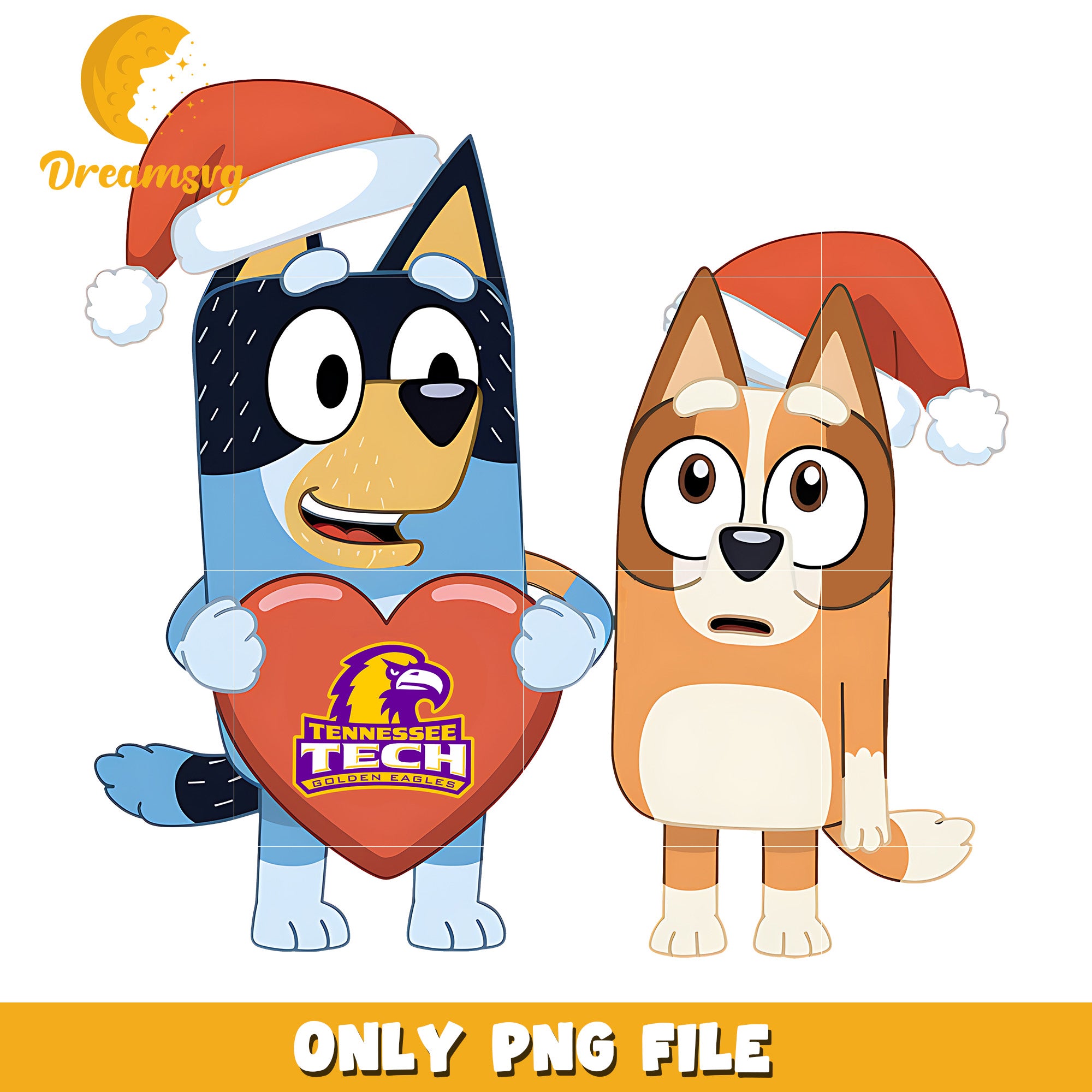 Bluey Bingo logo ncaa png, Tennessee Tech Golden Eagles png, ncaa png