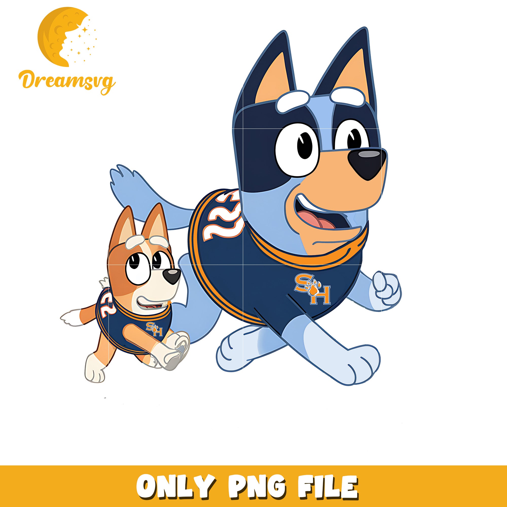 Bluey Bingo love ncaa png, Sam Houston State Bearkats png, ncaa png