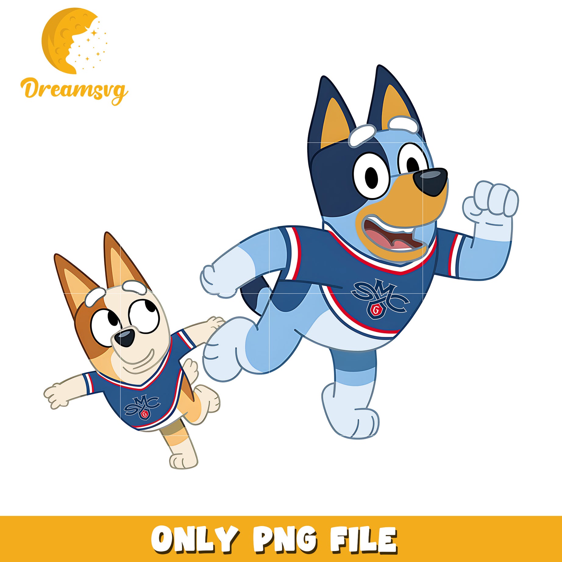 Bluey Bingo ncaa chearleader png, Saint Marys Gaels png, ncaa png