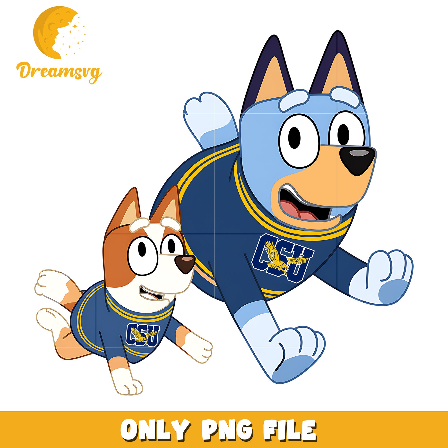 Bluey Bingo ncaa fan png, Coppin State Eagles png, ncaa png