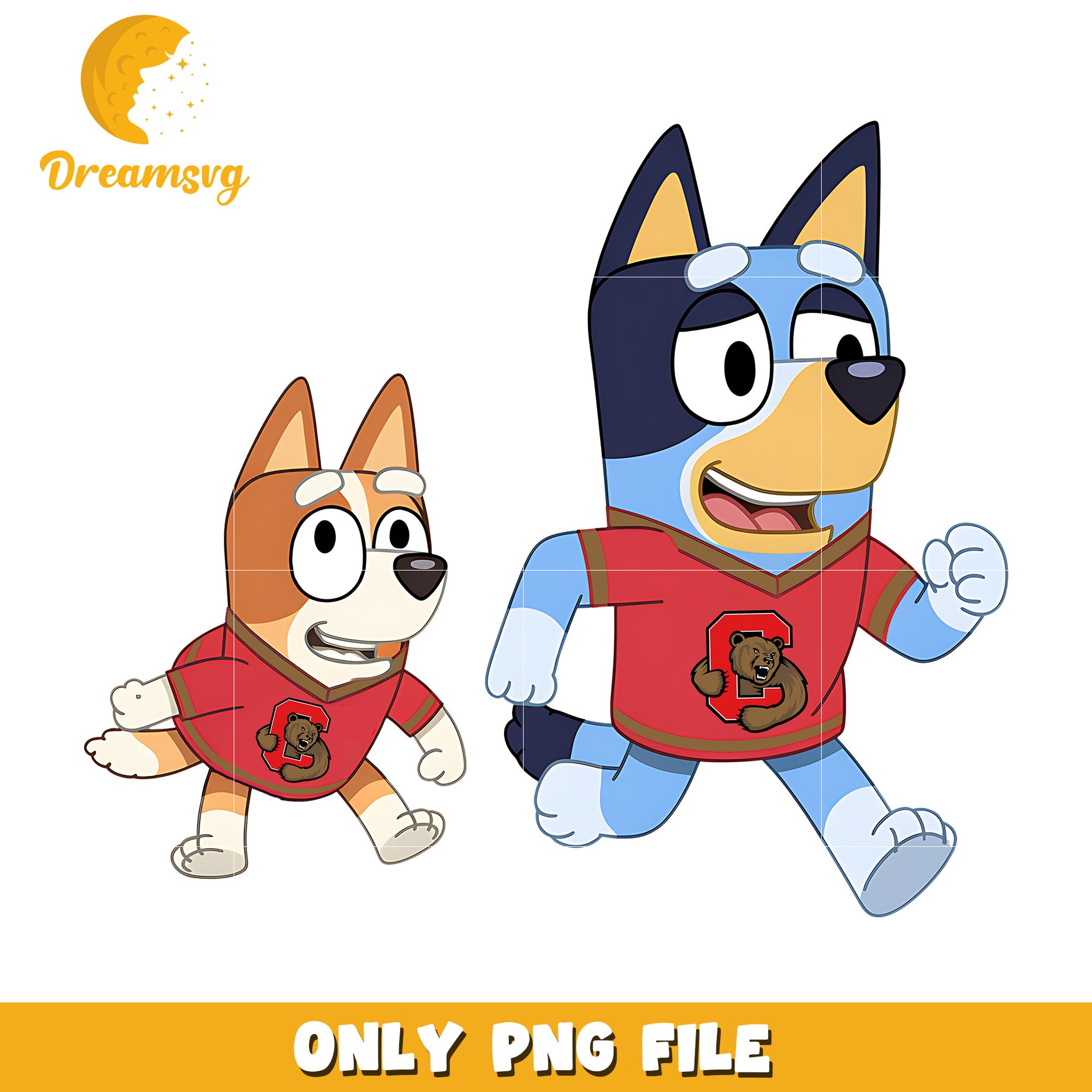 Bluey Bingo ncaa fan png, Cornell Big Red png, ncaa png