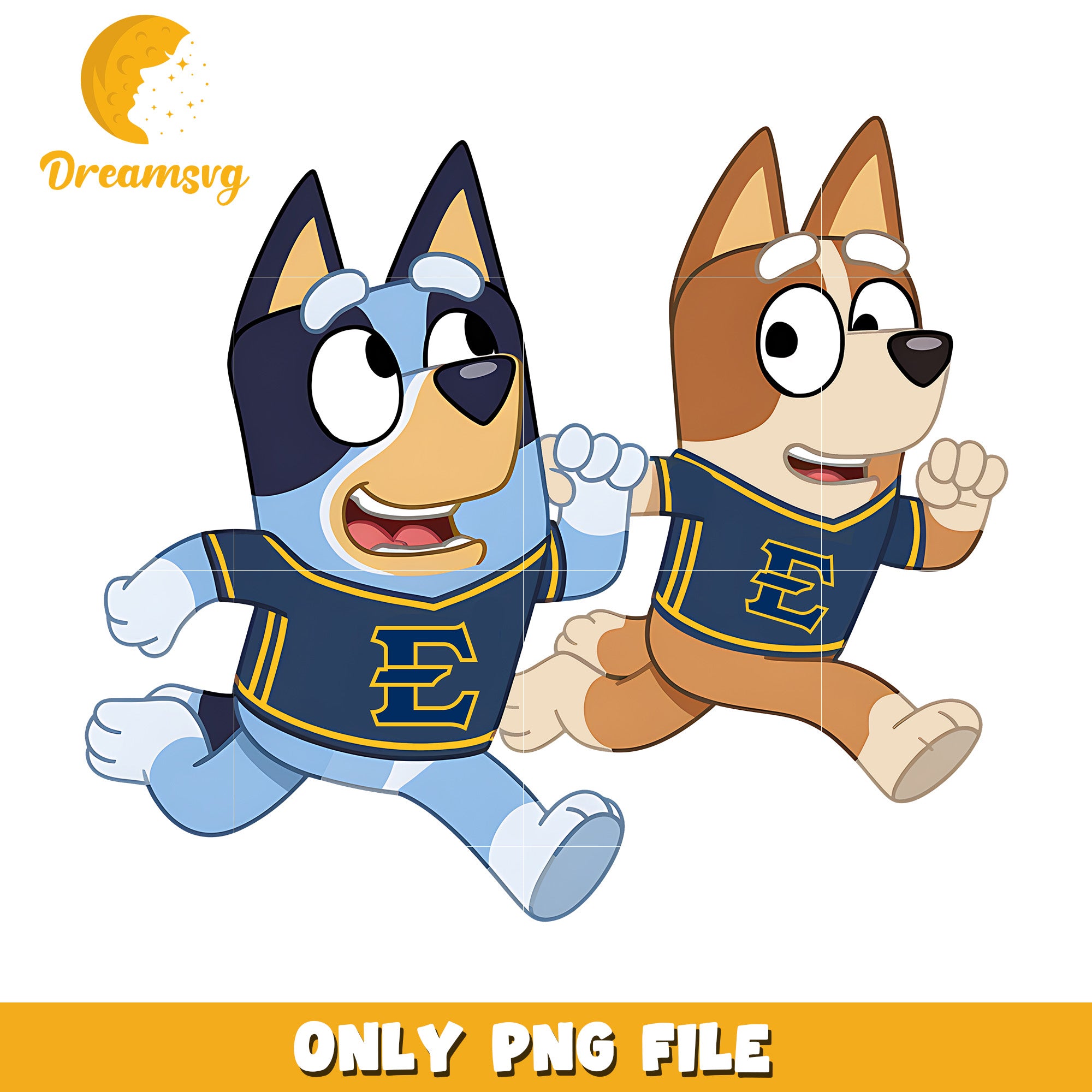 Bluey Bingo ncaa fan png, ETSU Buccaneers png, ncaa png