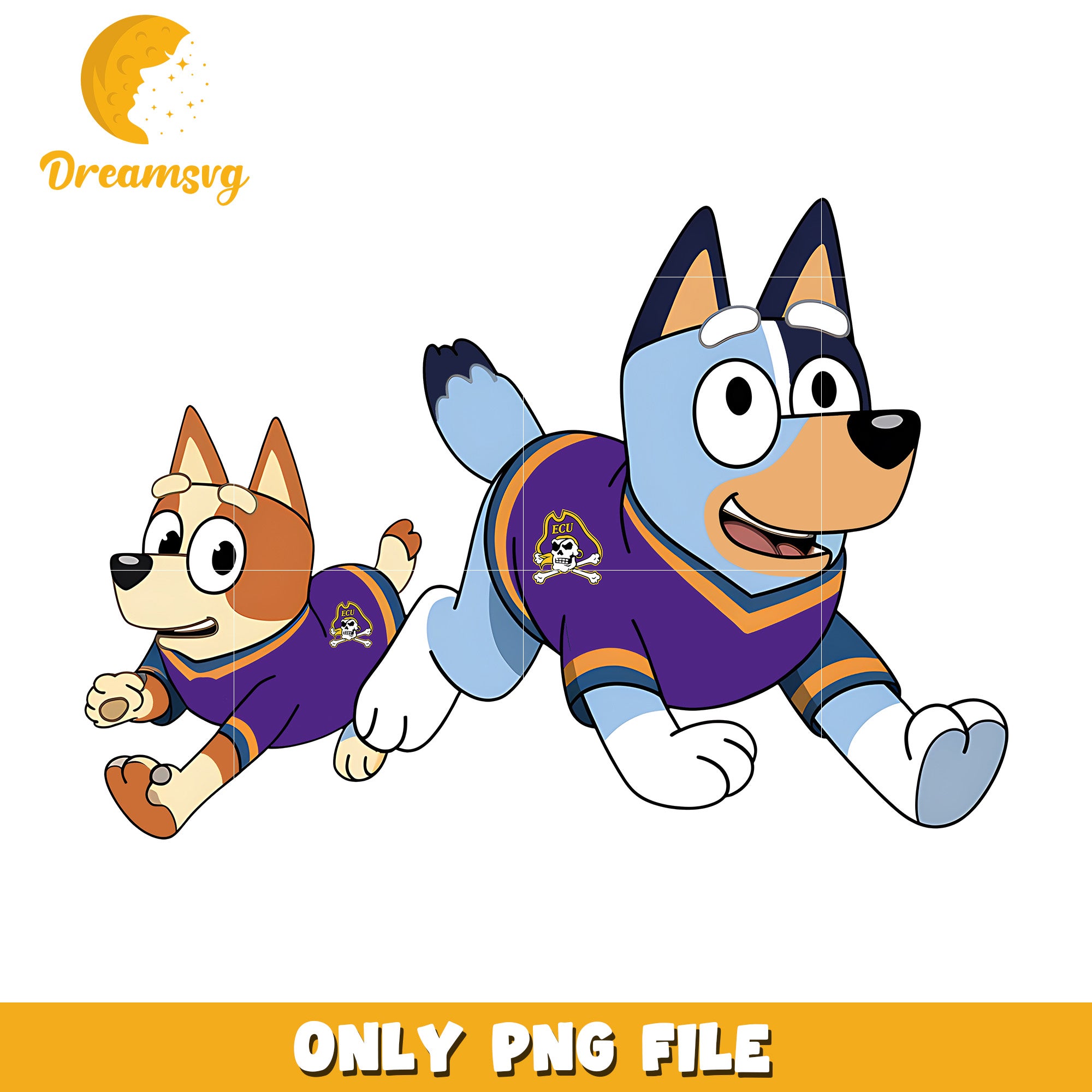 Bluey Bingo ncaa fan png, East Carolina Pirates png, ncaa png