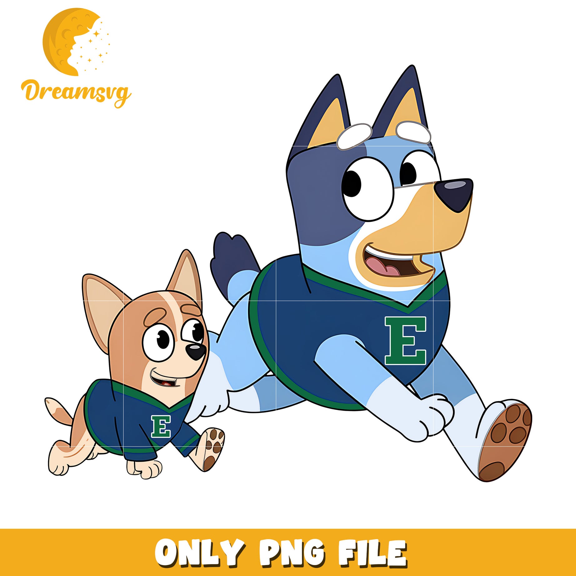 Bluey Bingo ncaa fan png, Eastern Michigan Eagles png, ncaa png