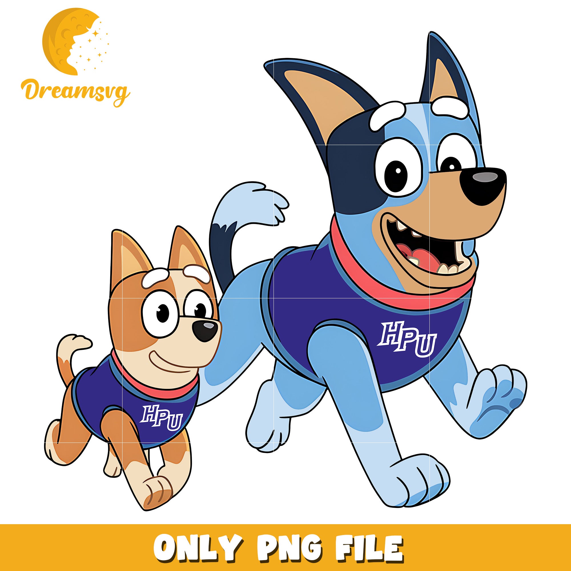 Bluey Bingo ncaa fan png, High Point Panthers png, ncaa png