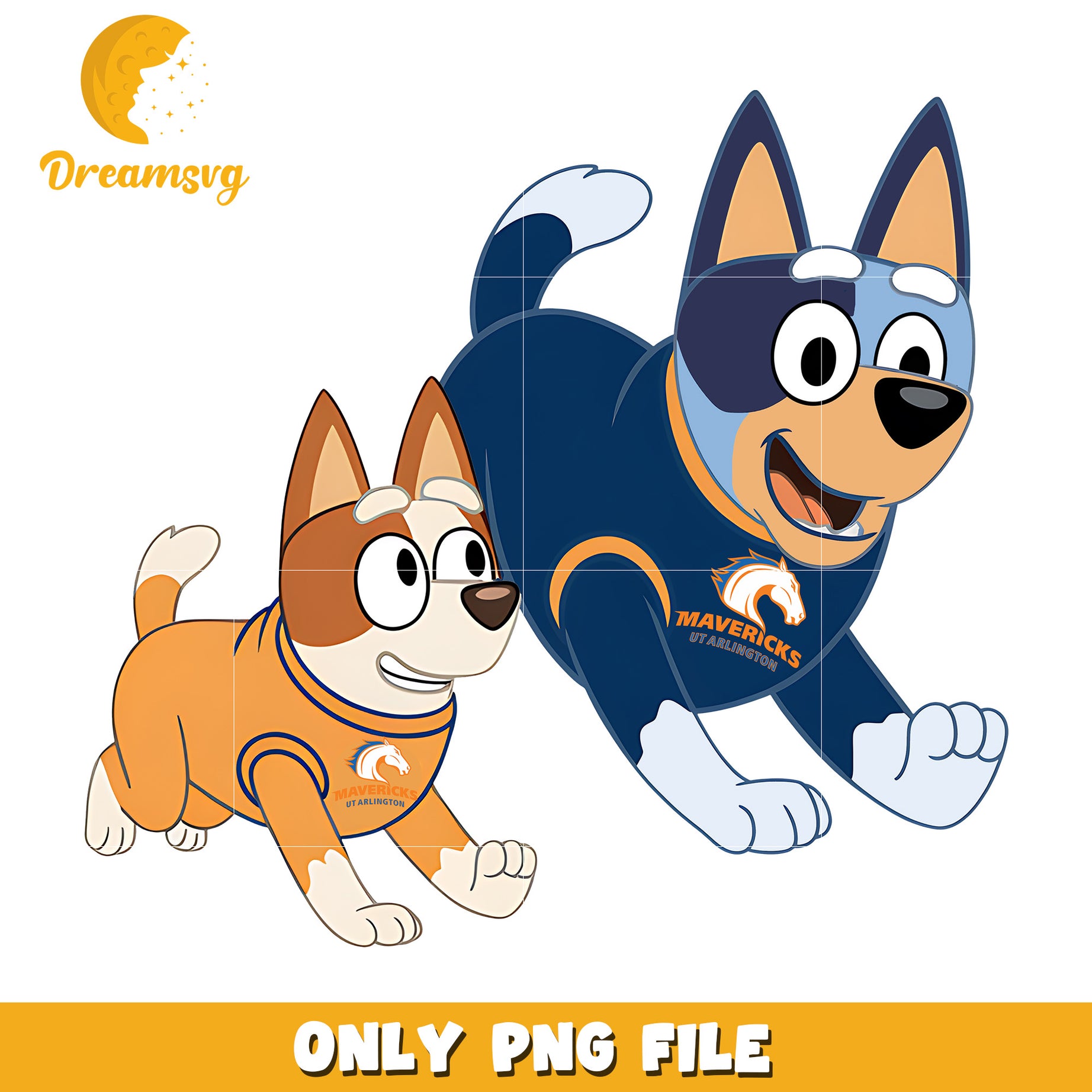 Bluey Bingo rugby player png, Texas Arlington Mavericks png, ncaa png