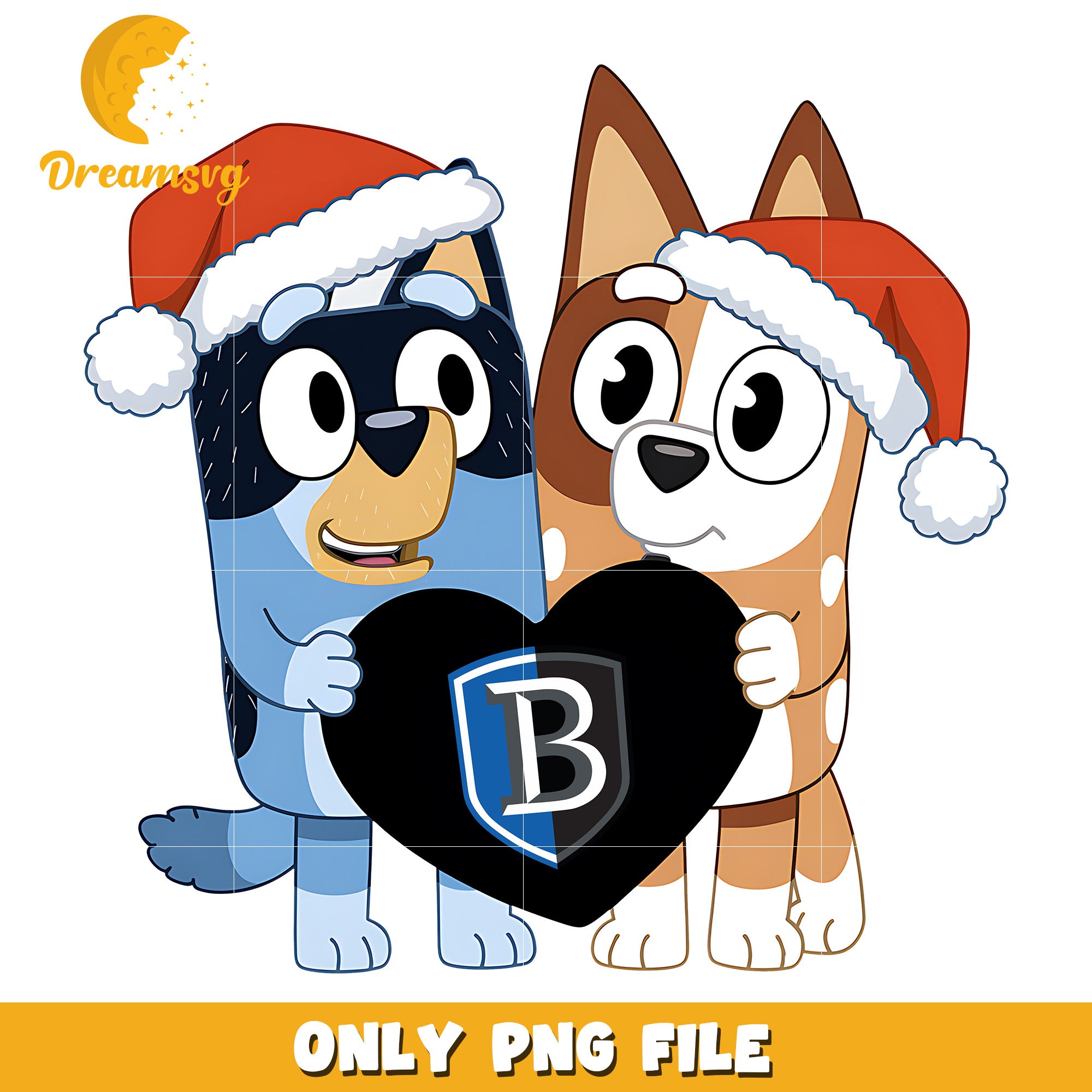 Bluey Bingo santa hat png, Bentley Falcons png, ncaa logo png
