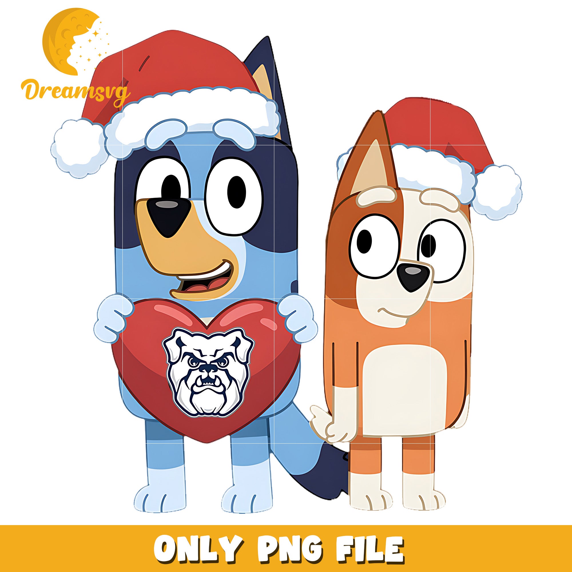 Bluey Bingo santa hat png, Butler Bulldogs png, ncaa png