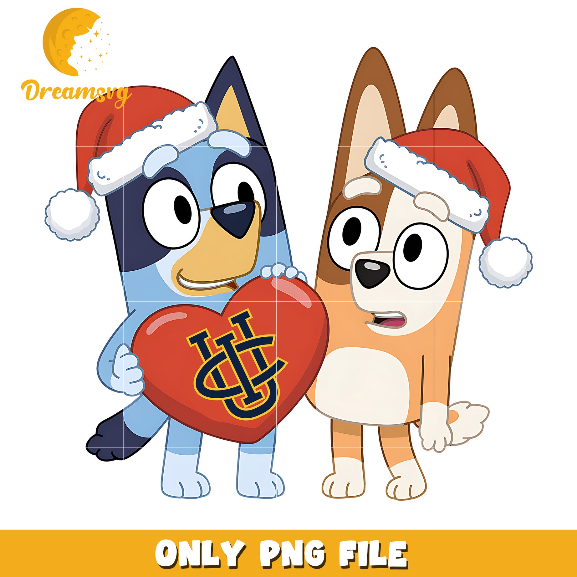 Bluey Bingo santa hat png, California Irvine Anteaters png, ncaa png