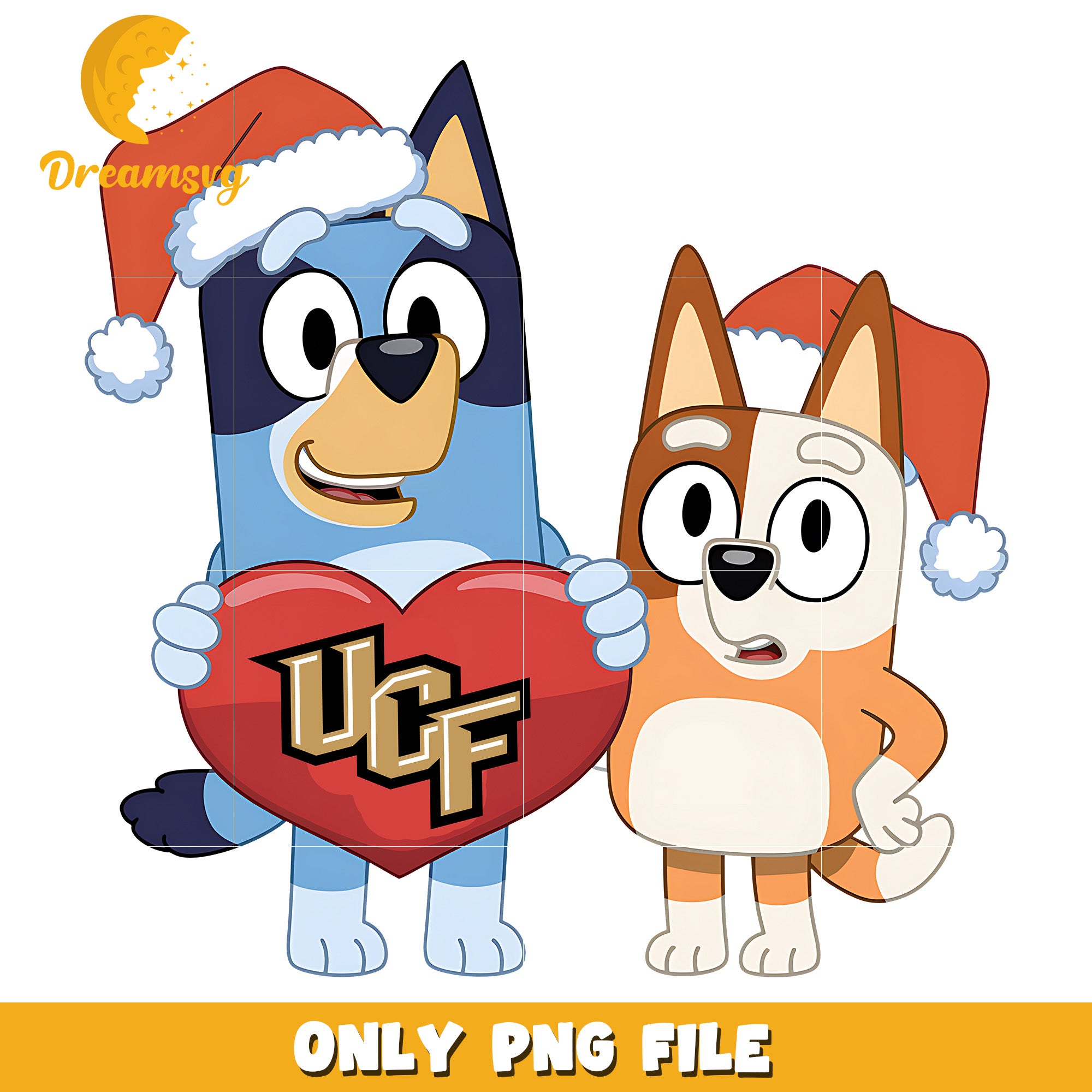 Bluey Bingo santa hat png, Central Florida Knights png, ncaa png