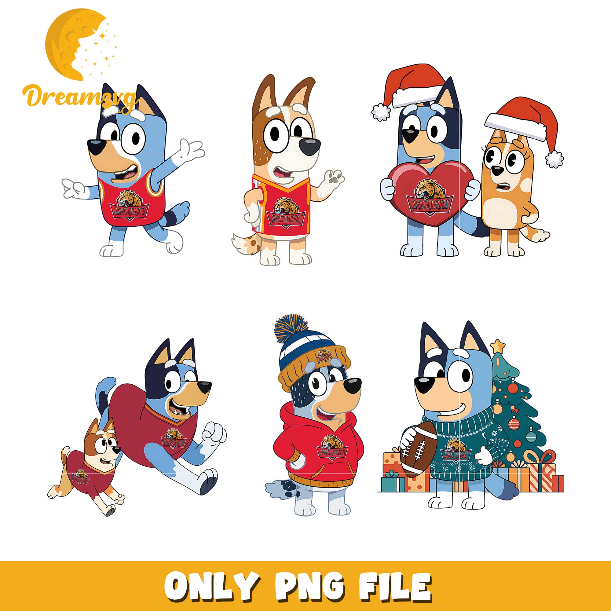 Bluey Bingo ncaa bundle png, Cyclones IUPUI Jaguars png, ncaa png