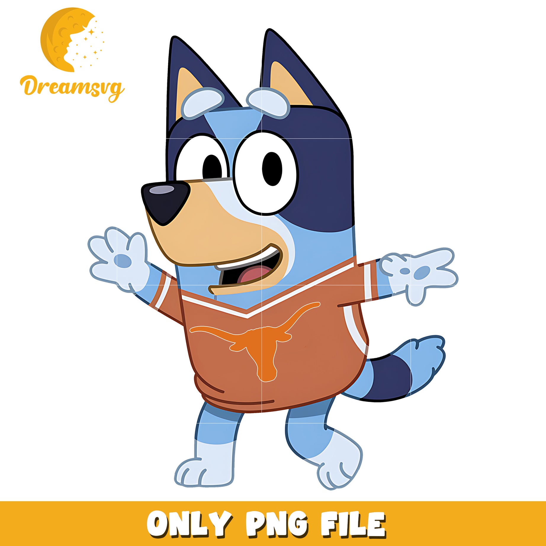 Bluey Longhorns logo png, Texas Longhorns png, ncaa png