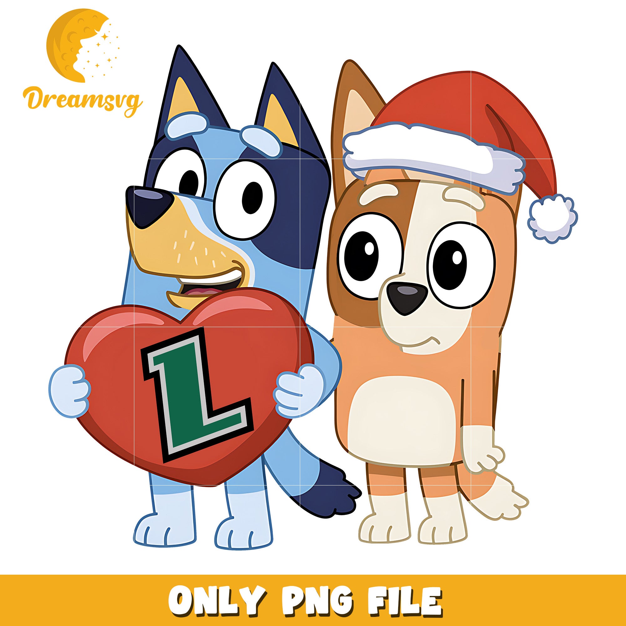 Bluey and Bingo logo heart png, Loyola Maryland Greyhounds png