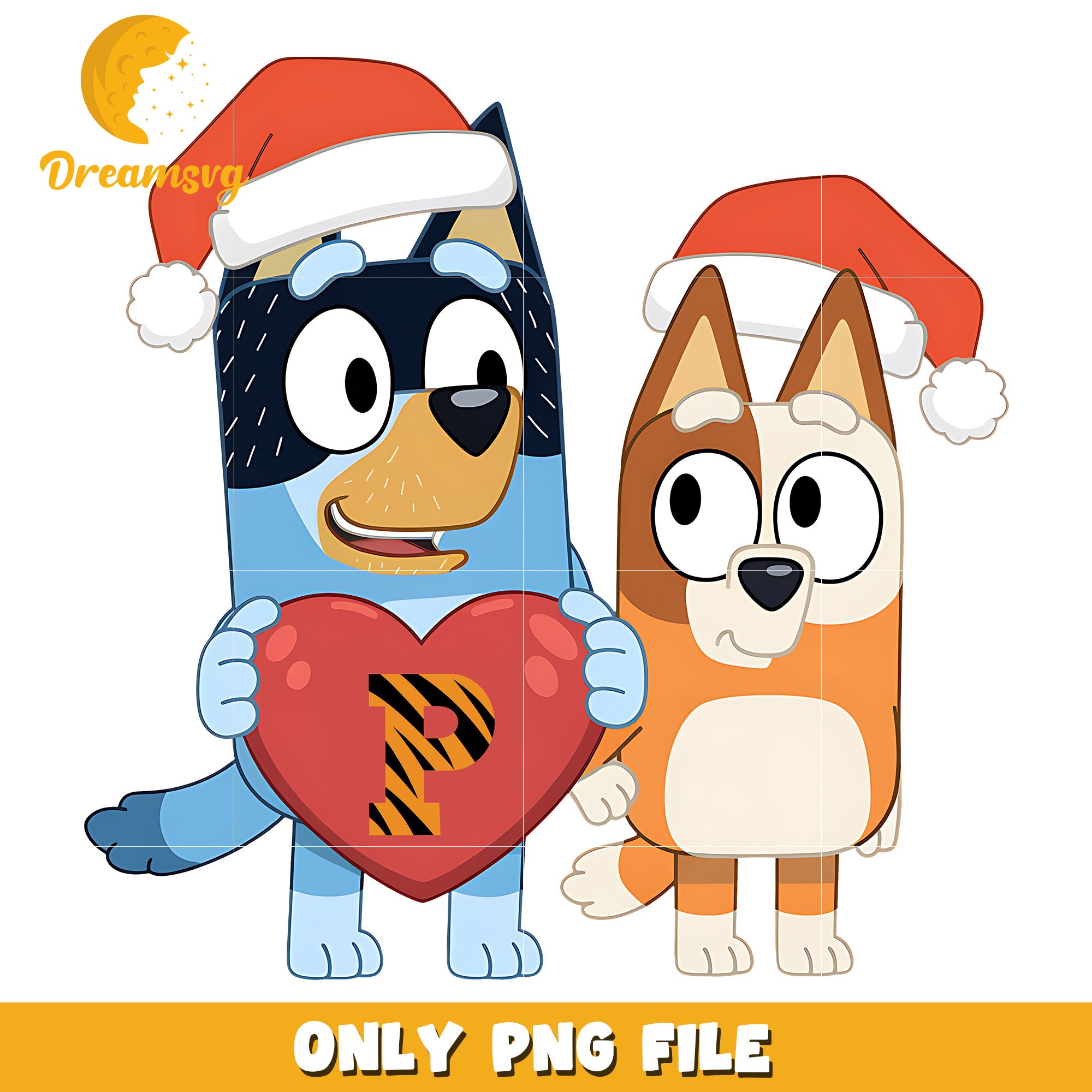 Bluey and Bingo logo heart png, Princeton Tigers png, ncaa png