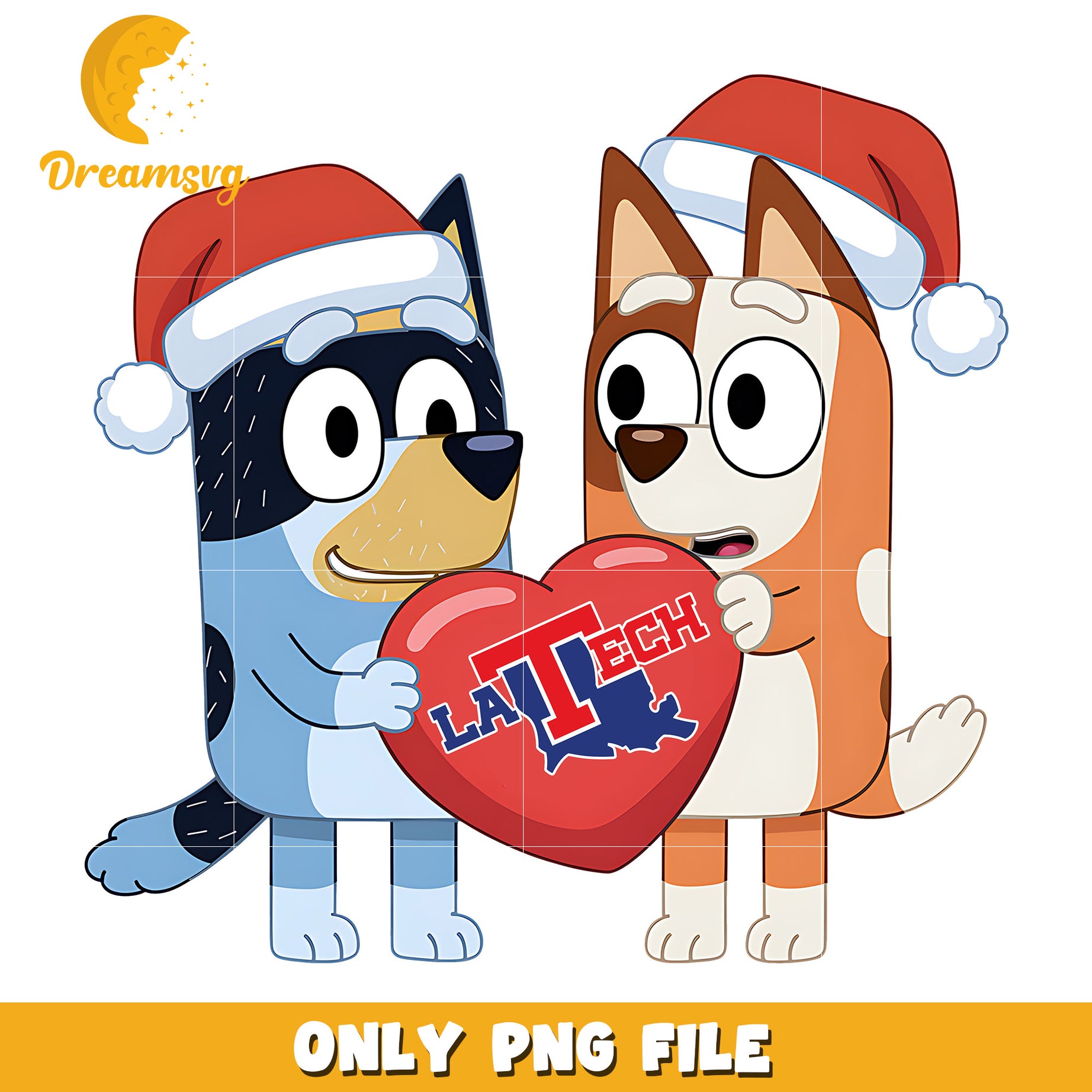 Bluey and bingo logo heart png, Louisiana Monroe Warhawks png, ncaa png