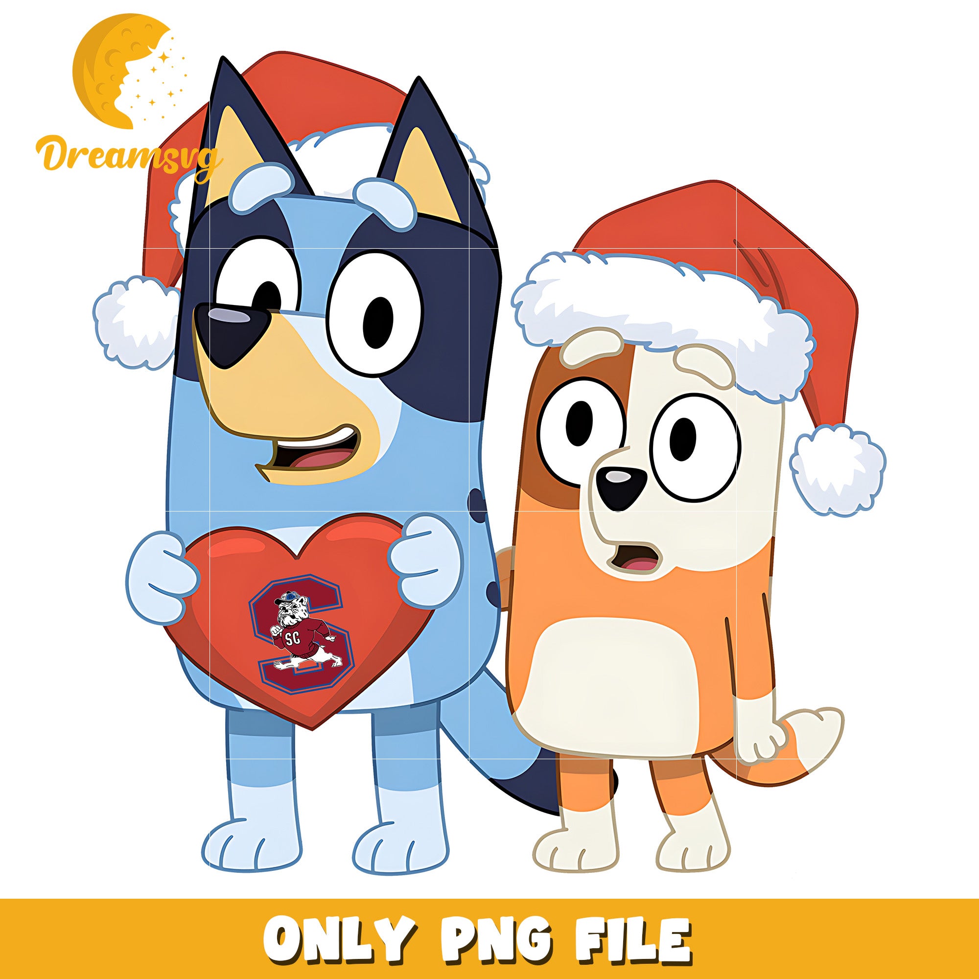 Bluey cartoon ncaa logo png, South Carolina State Bulldogs png