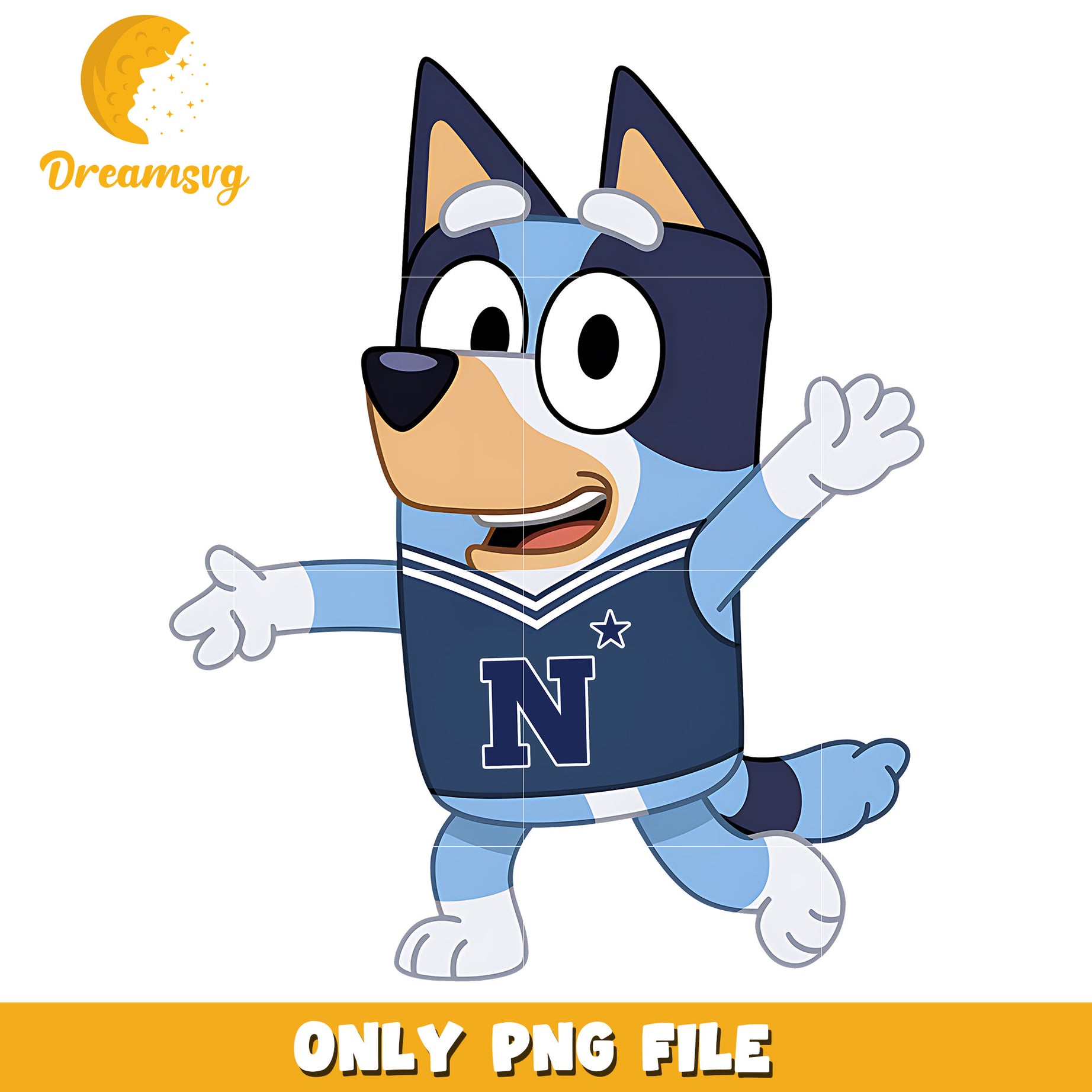 Bluey chearleader ncaa png, Navy Midshipmen png, ncaa png
