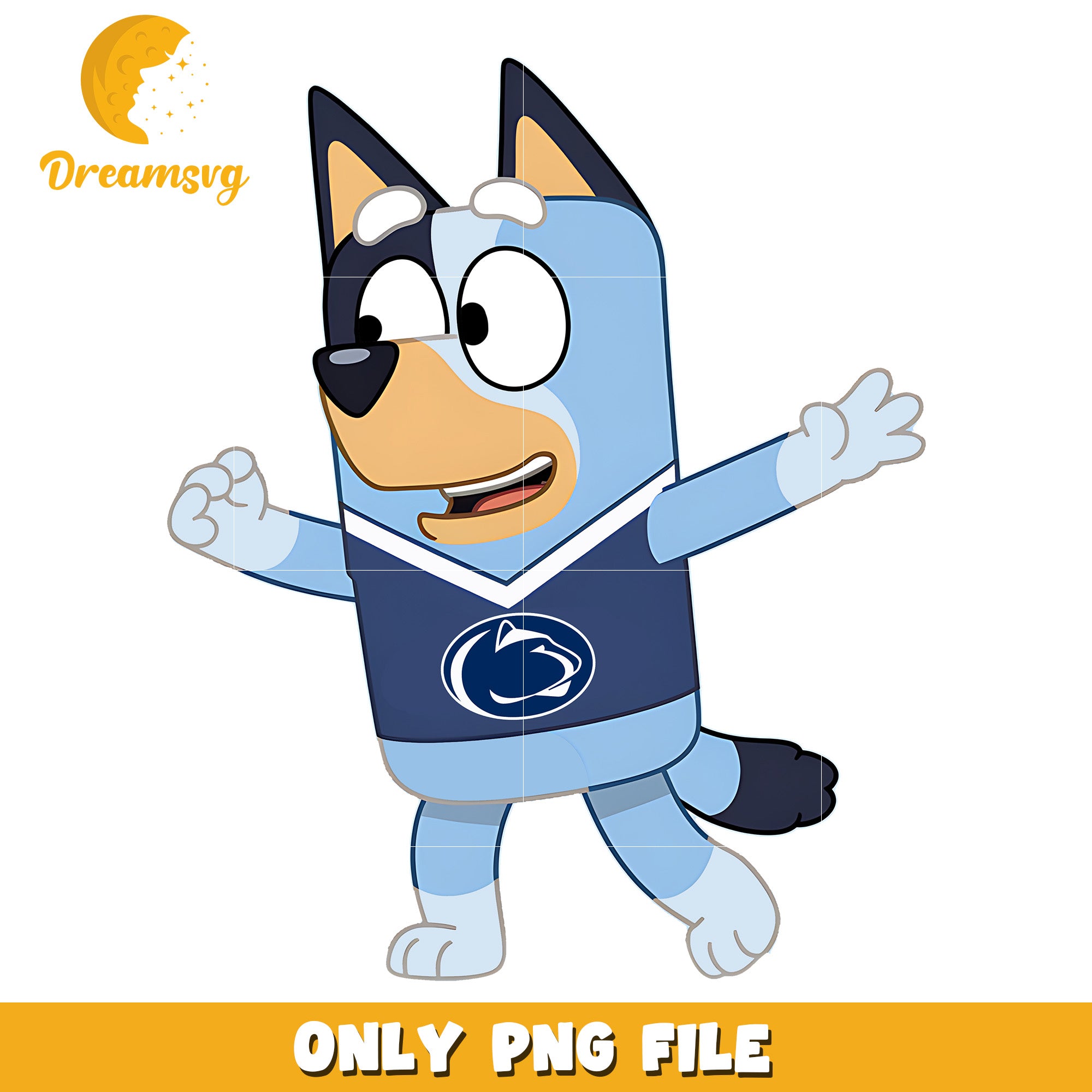 Bluey chearleader ncaa png, Penn State Nittany Lions png, ncaa png (2)