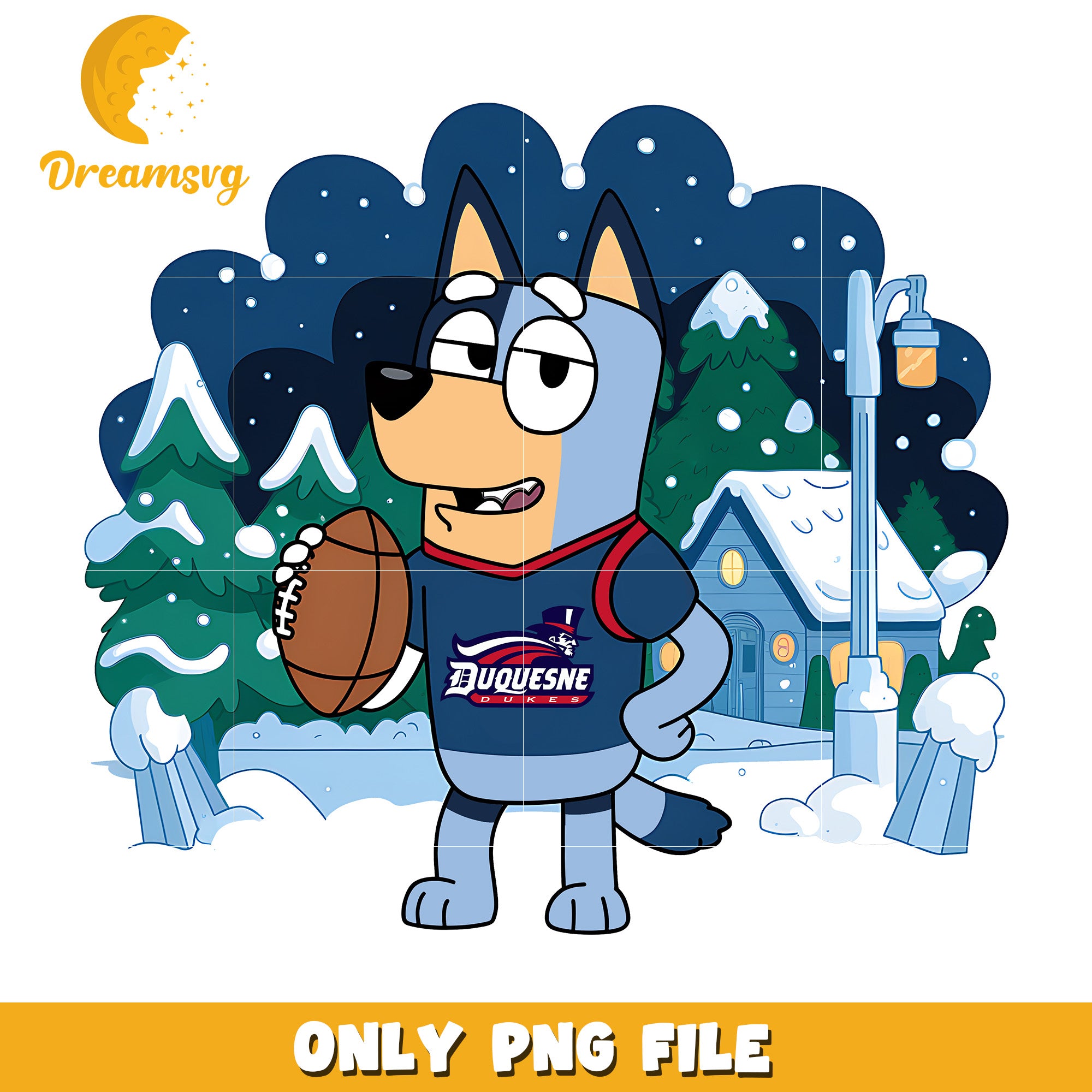 Bluey christmas png, Drexel Dragons Duquesne Dukes png, ncaa png