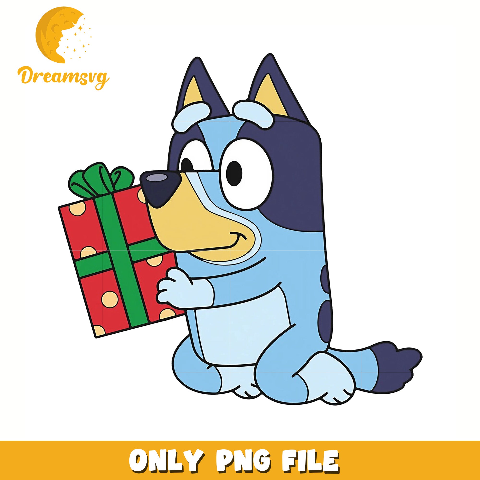 Bluey christmas present png, bluey characters png, bluey toys png