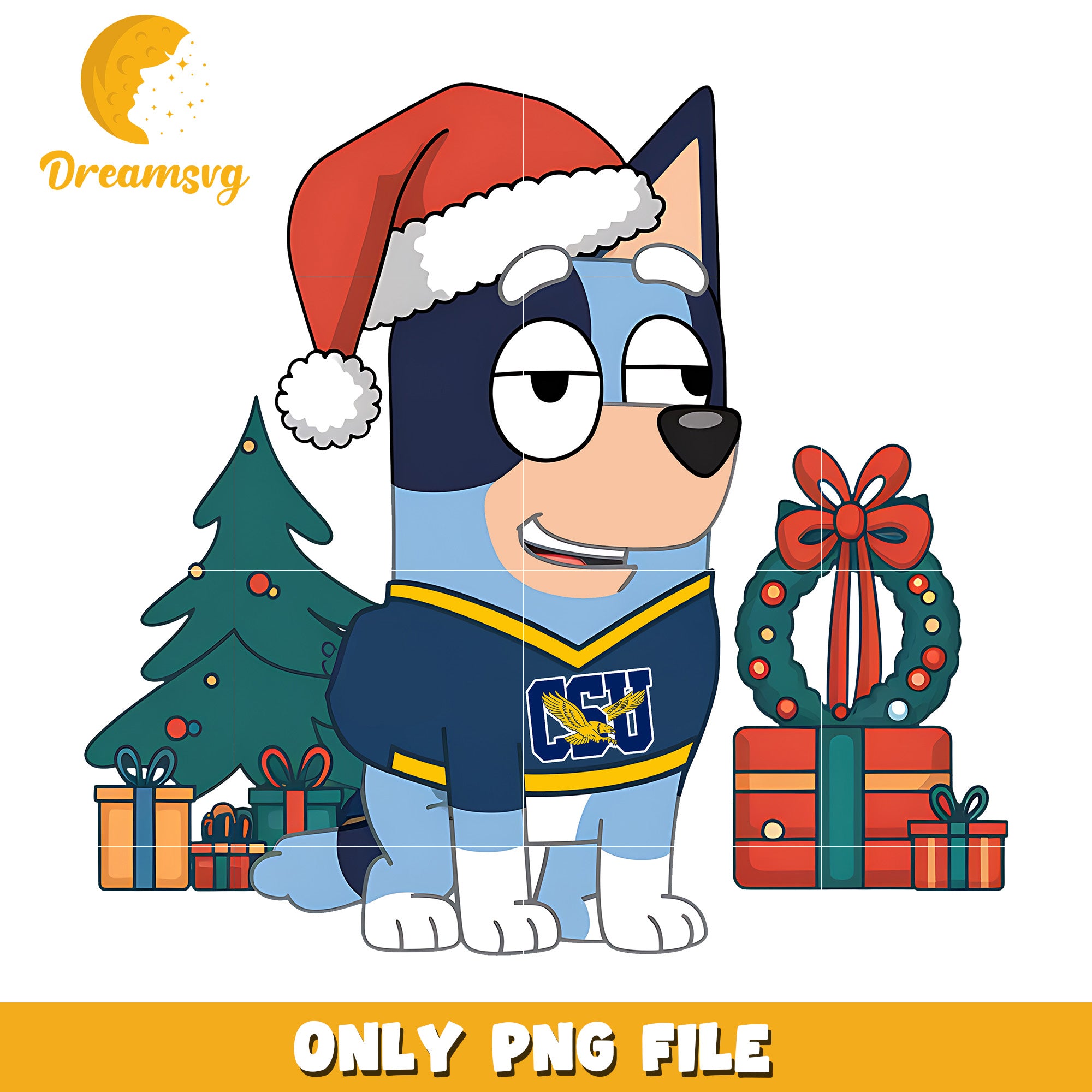 Bluey christmas tree png, Coppin State Eagles png, ncaa png