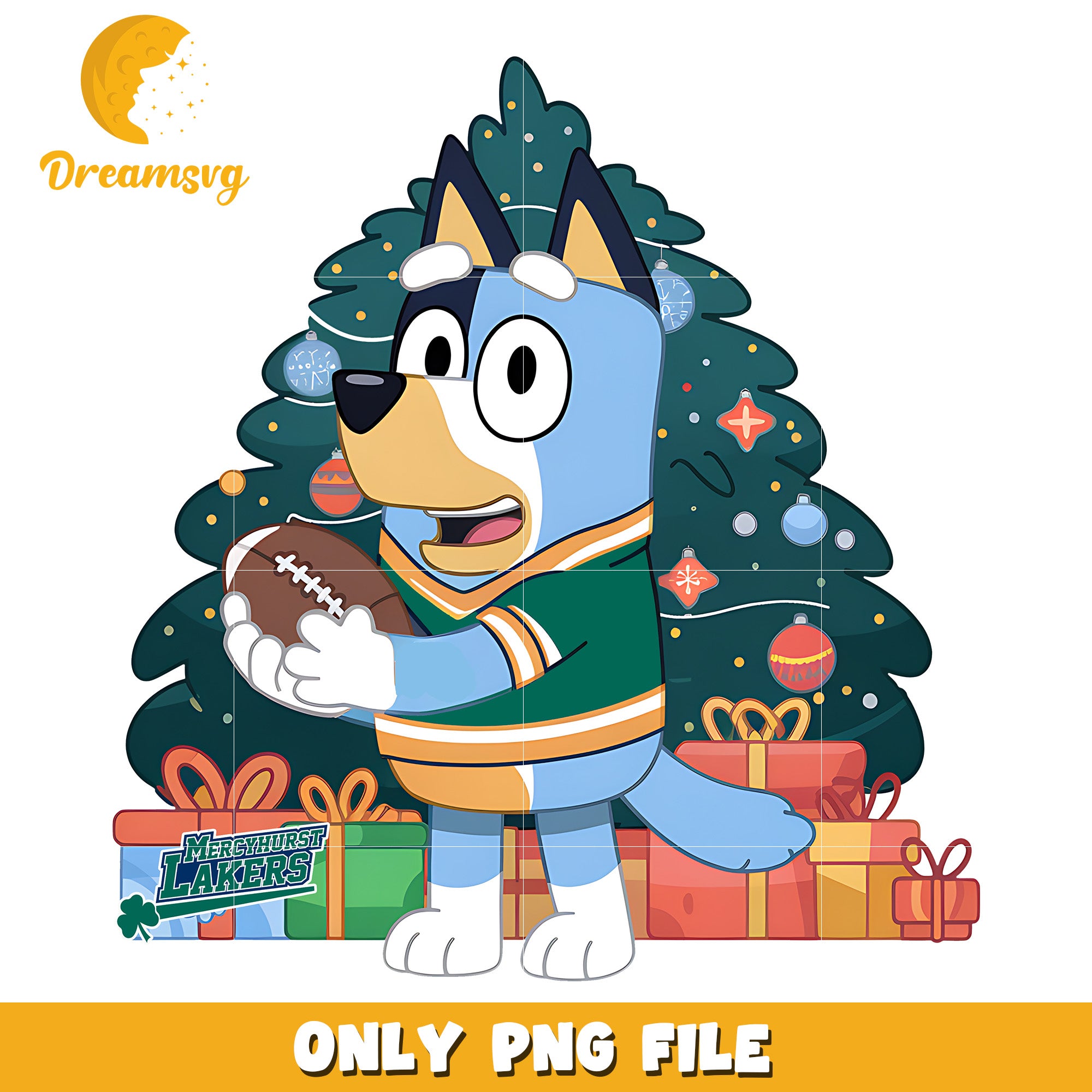 Bluey christmas tree png, McNeese State Cowboys png, ncaa png