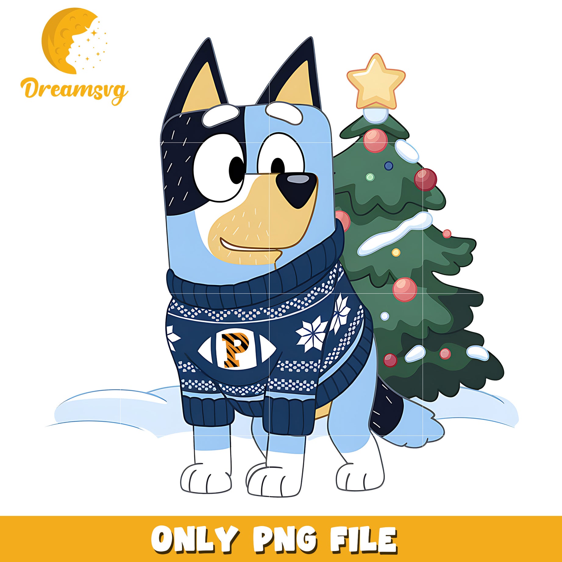 Bluey christmas vacation png, Princeton Tigers png, ncaa png