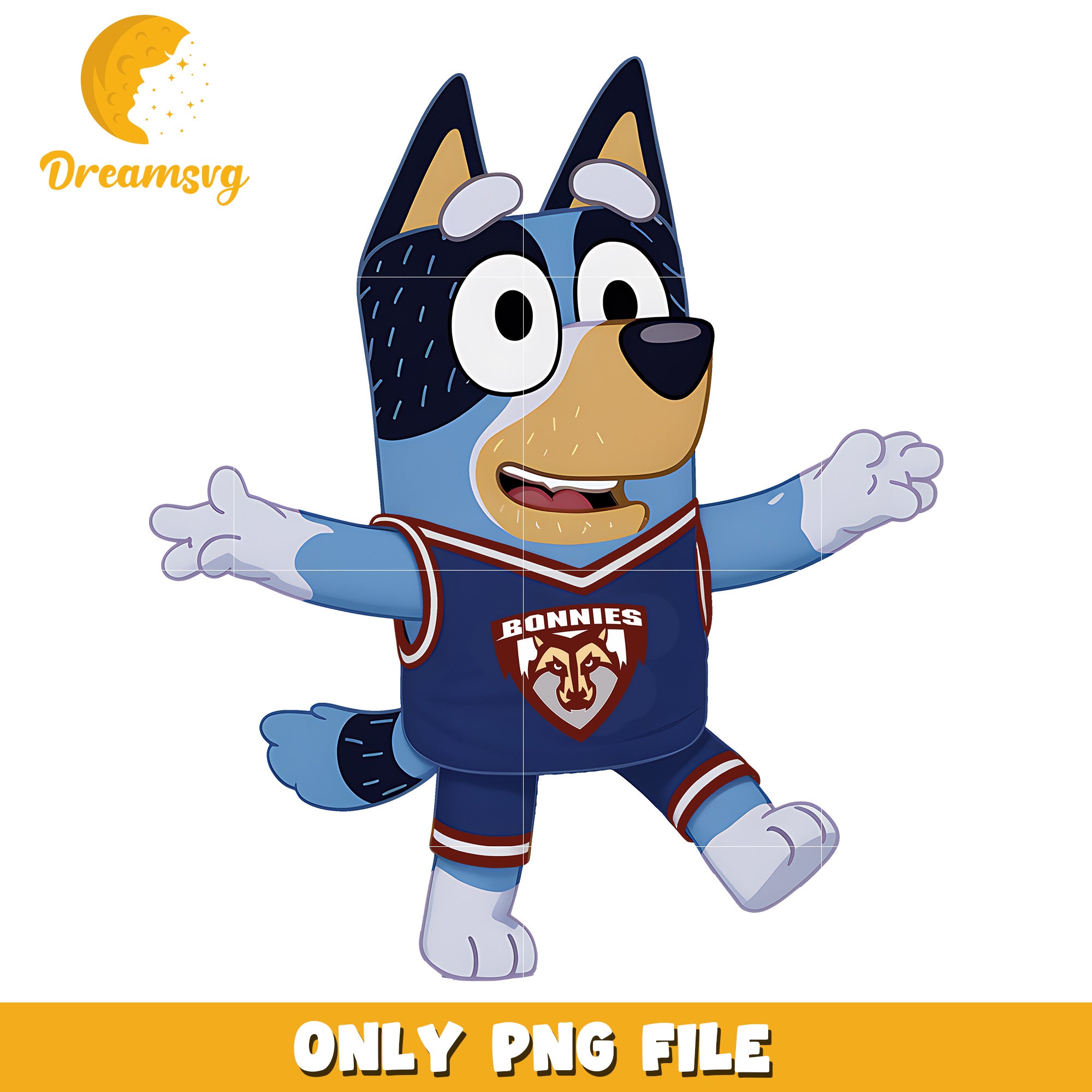 Bluey dad Bonnies fan png, St Bonaventure Bonnies png, ncaa png