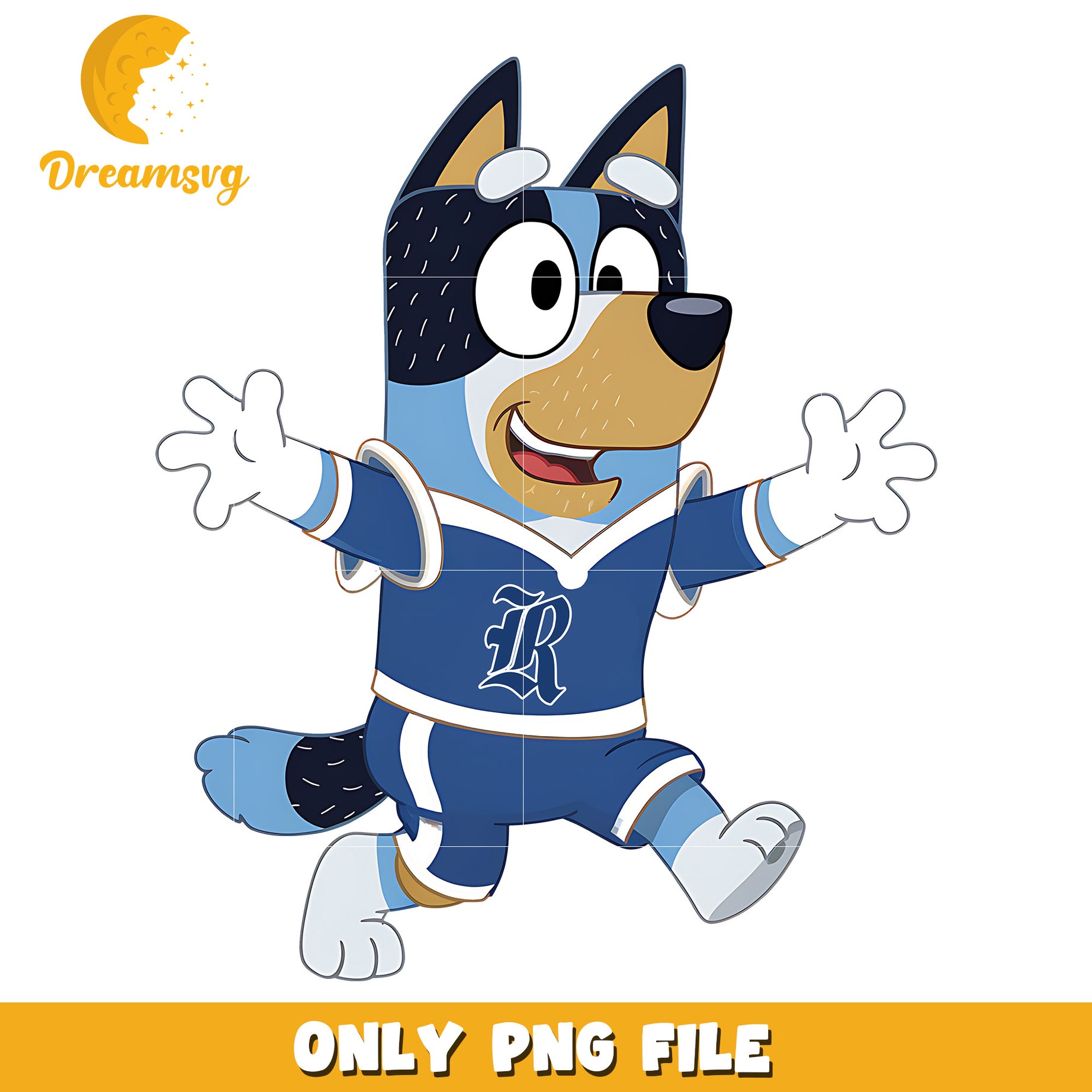 Bluey dad chearleader ncaa png, Rice Owls png, ncaa png