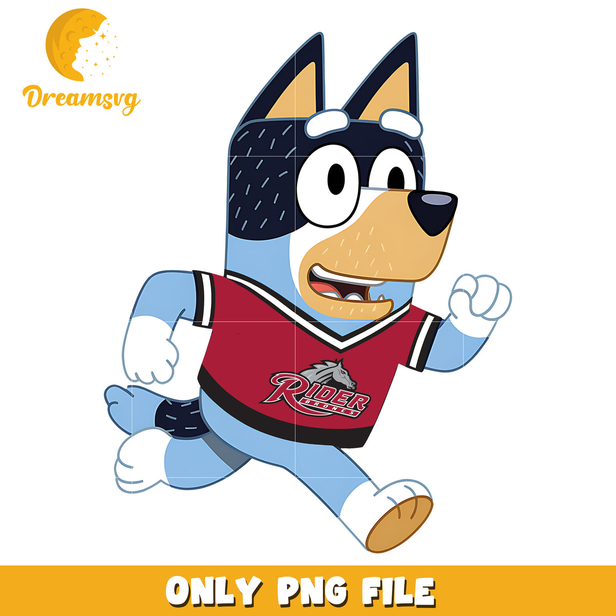 Bluey dad chearleader ncaa png, Rider Broncs png, ncaa png – DreamSVG Store