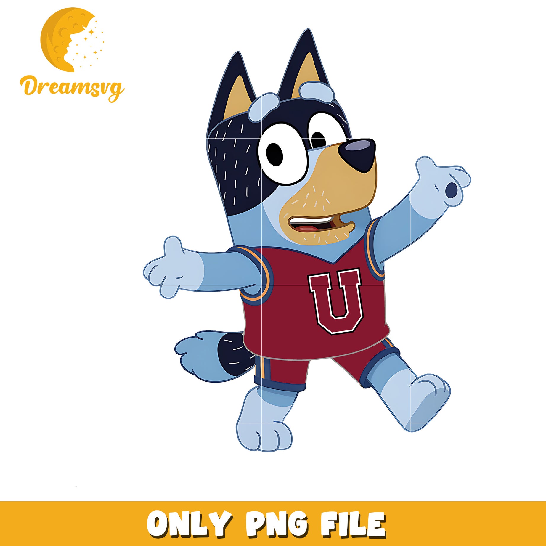 Bluey dad chearleader ncaa team png, Union Dutchmen png, ncaa png